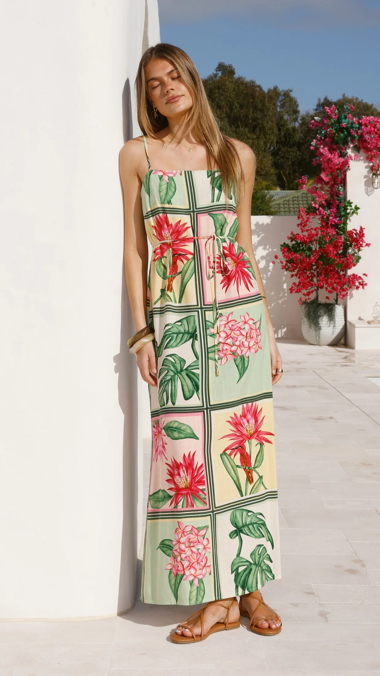 Elora Maxi Dress - Tropical Bloom - Image 9
