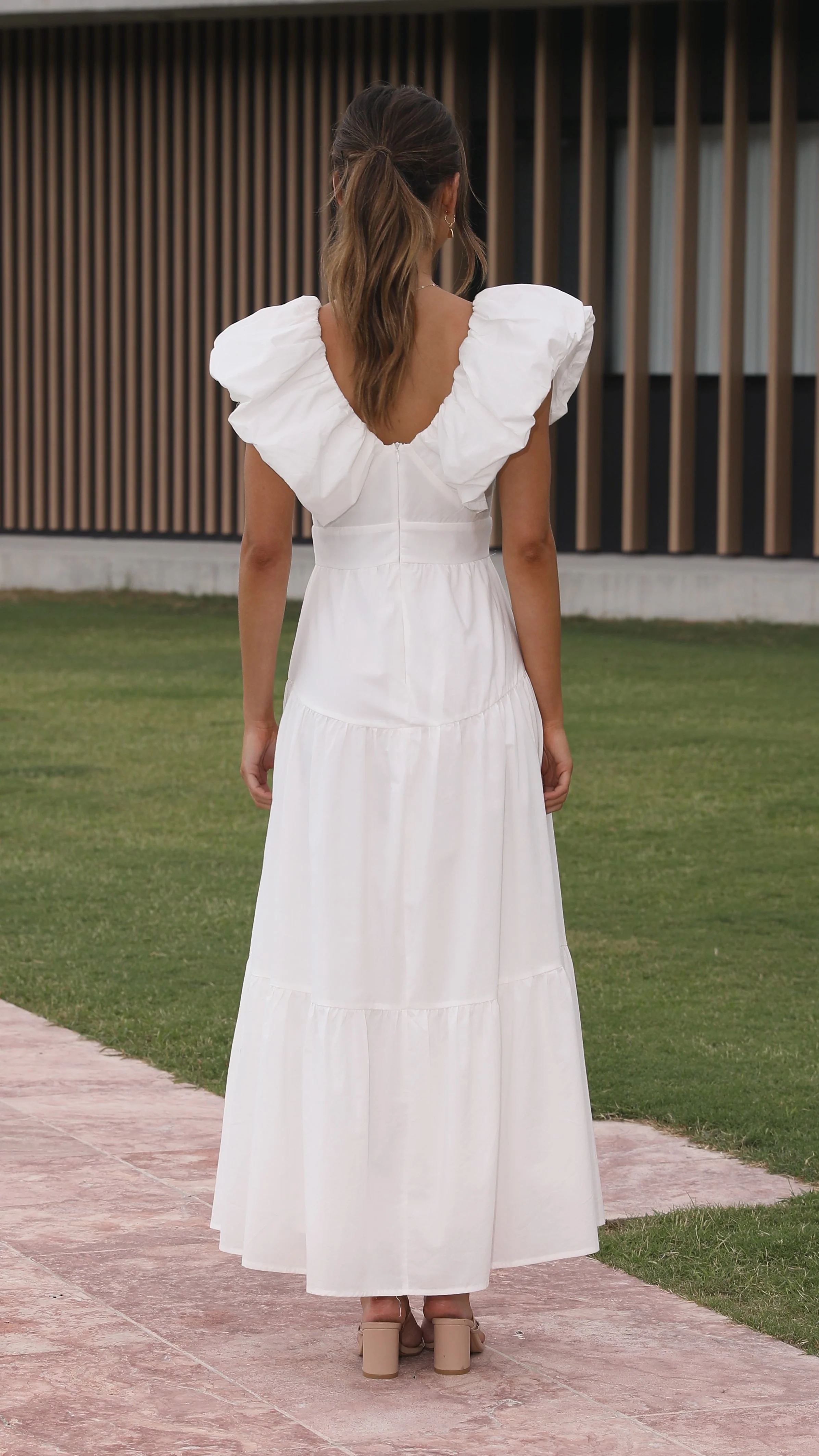 Emma Maxi Dress - White - Image 2