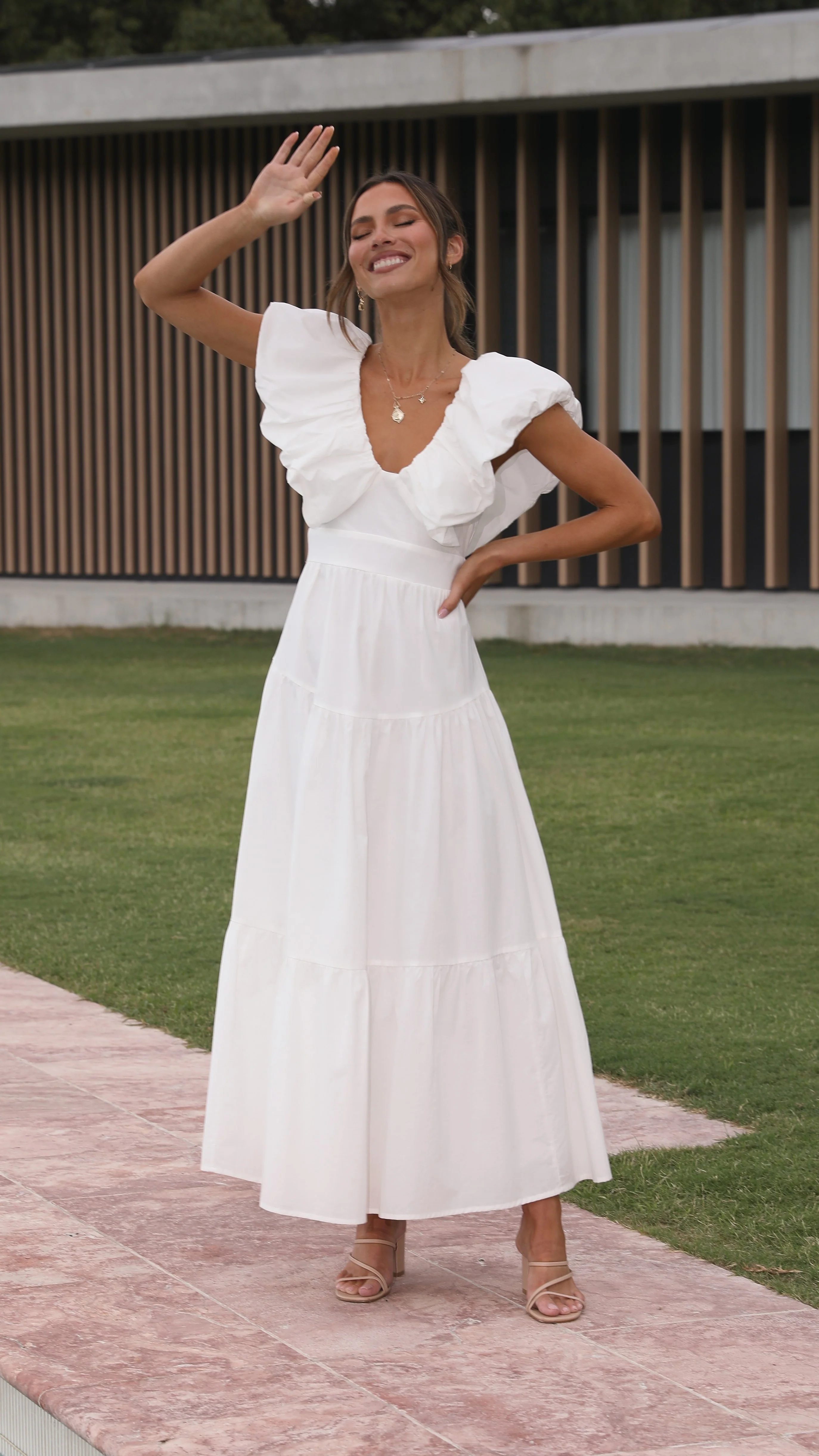 Emma Maxi Dress - White - Image 6