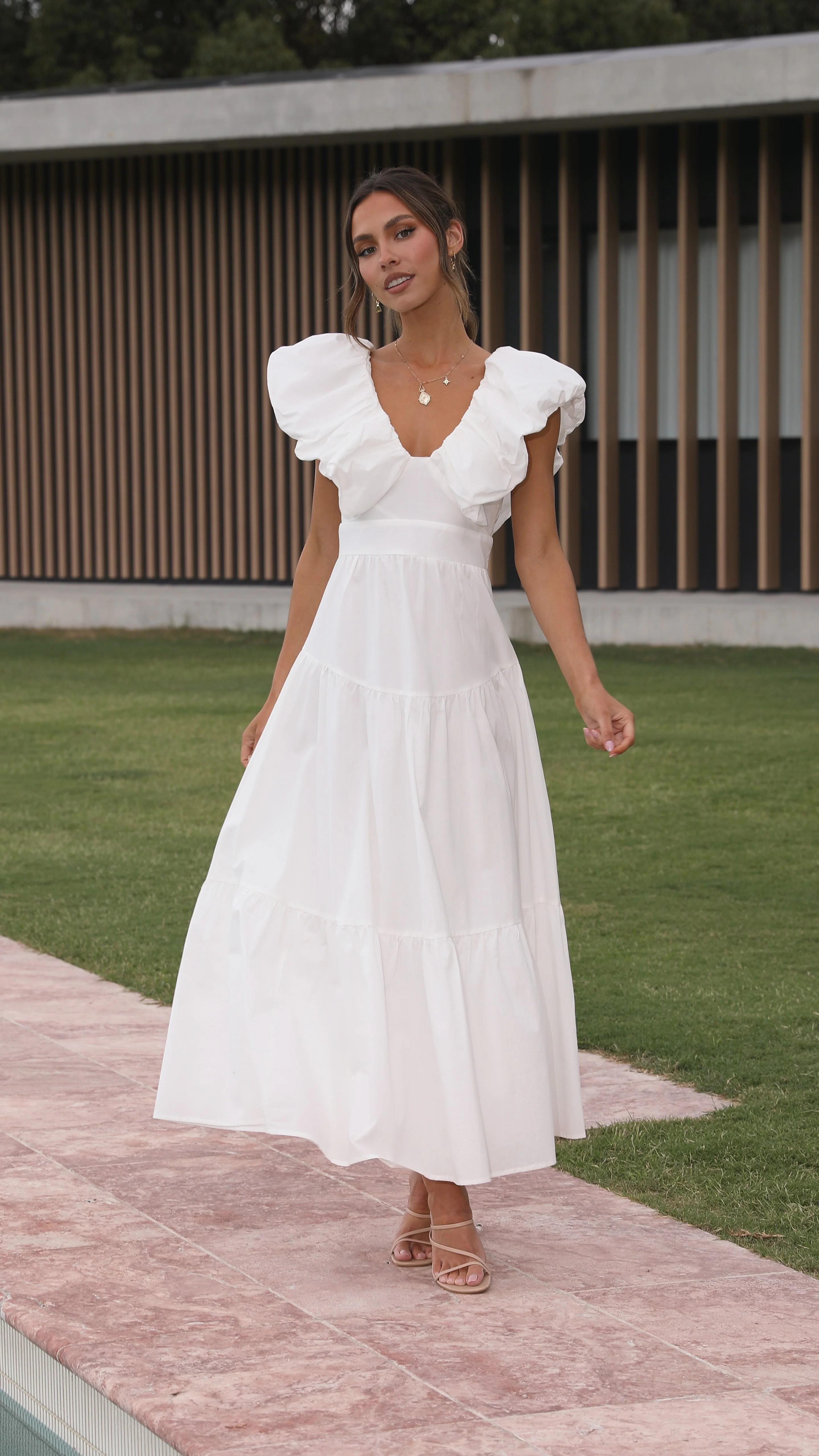 Emma Maxi Dress - White - Image 7