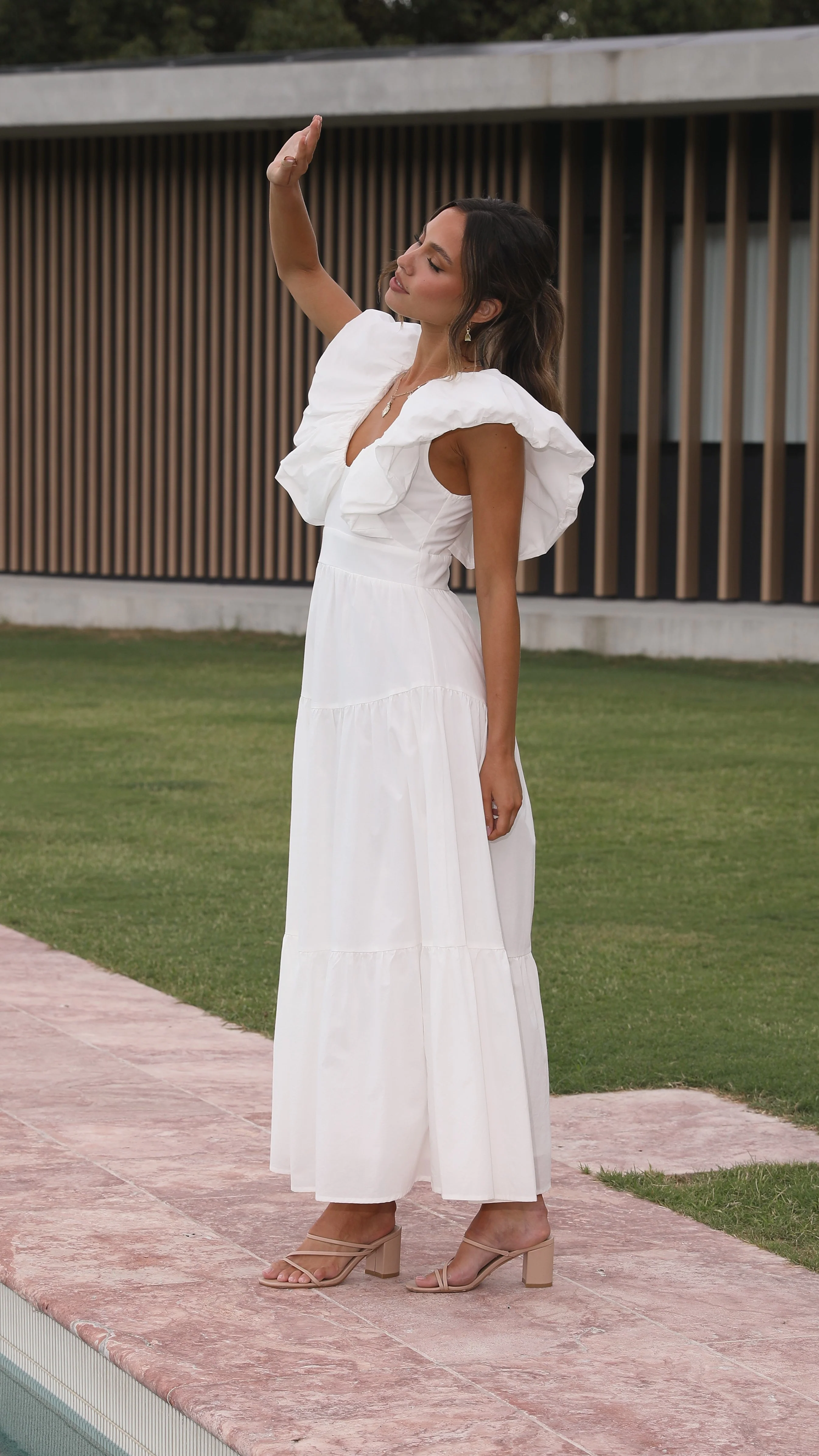 Emma Maxi Dress - White - Image 8