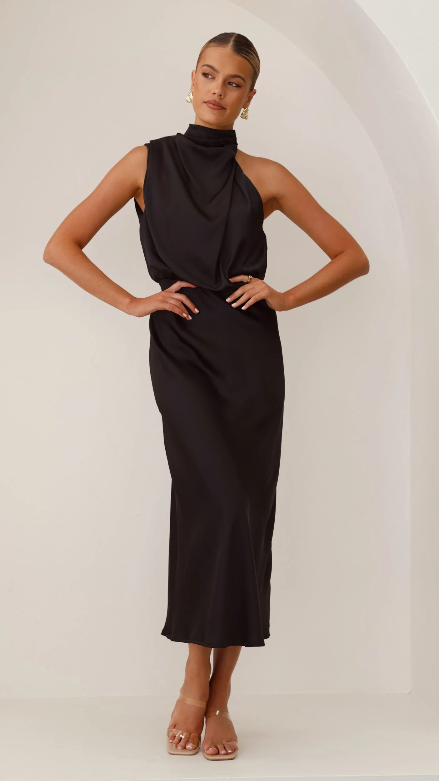 Esther Maxi Dress - Black - Image 11