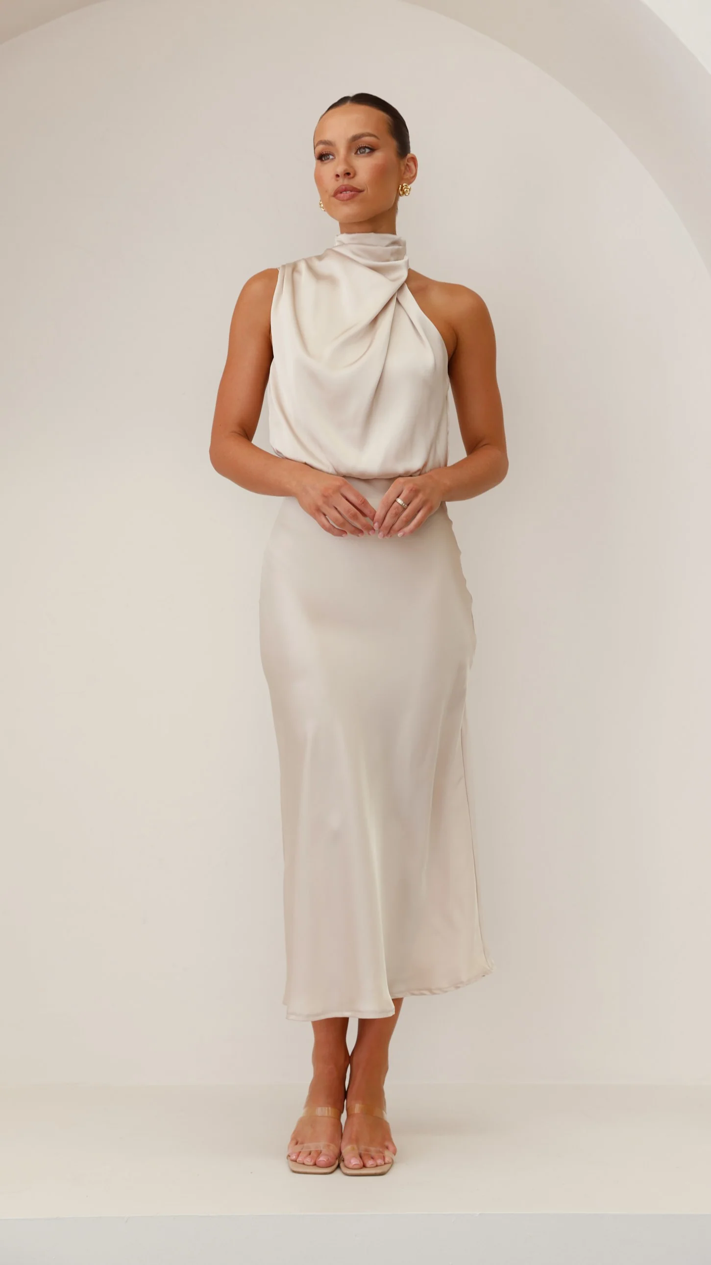 Esther Maxi Dress - Champagne - Image 16