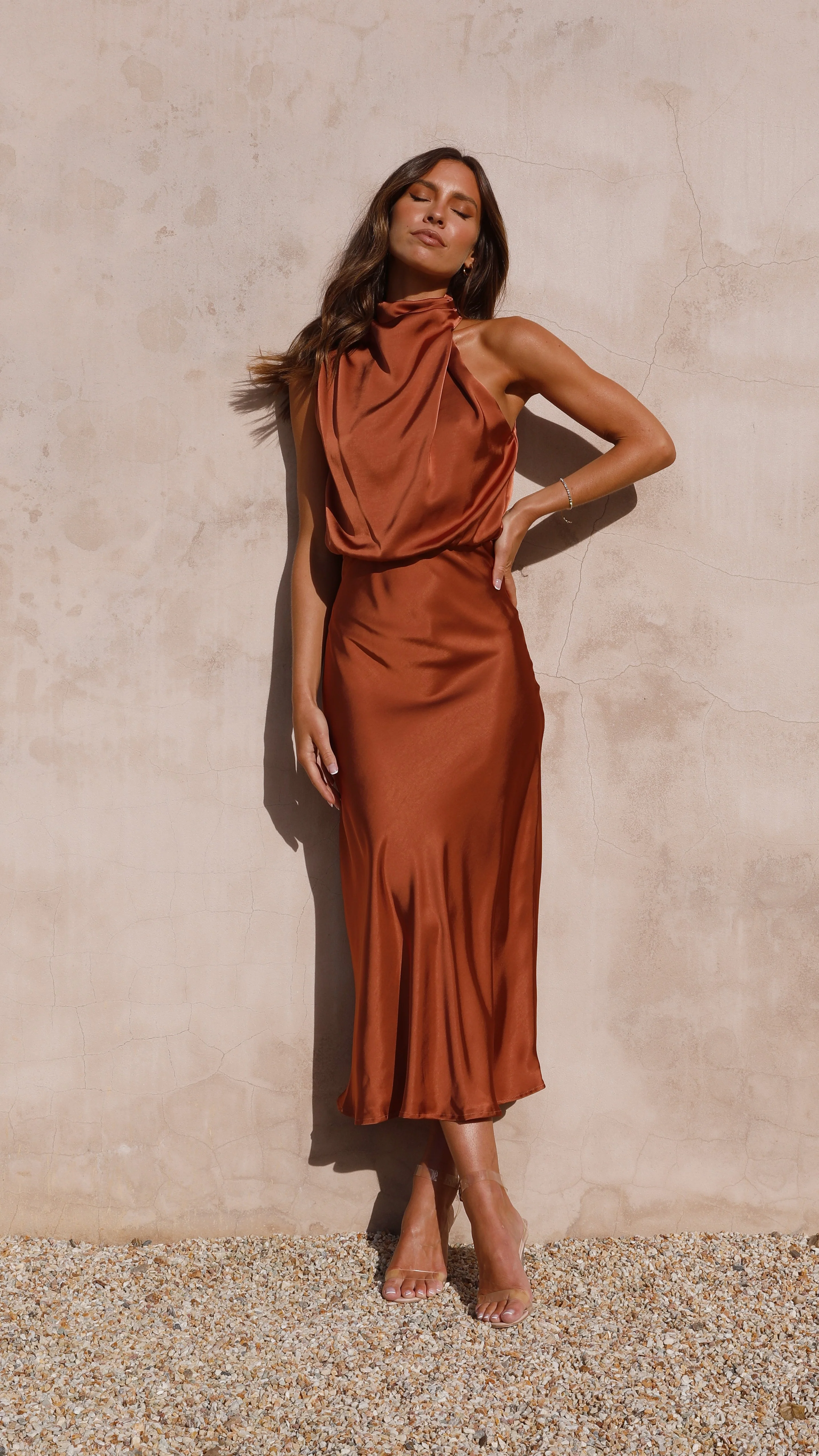 Esther Maxi Dress - Copper - Image 14