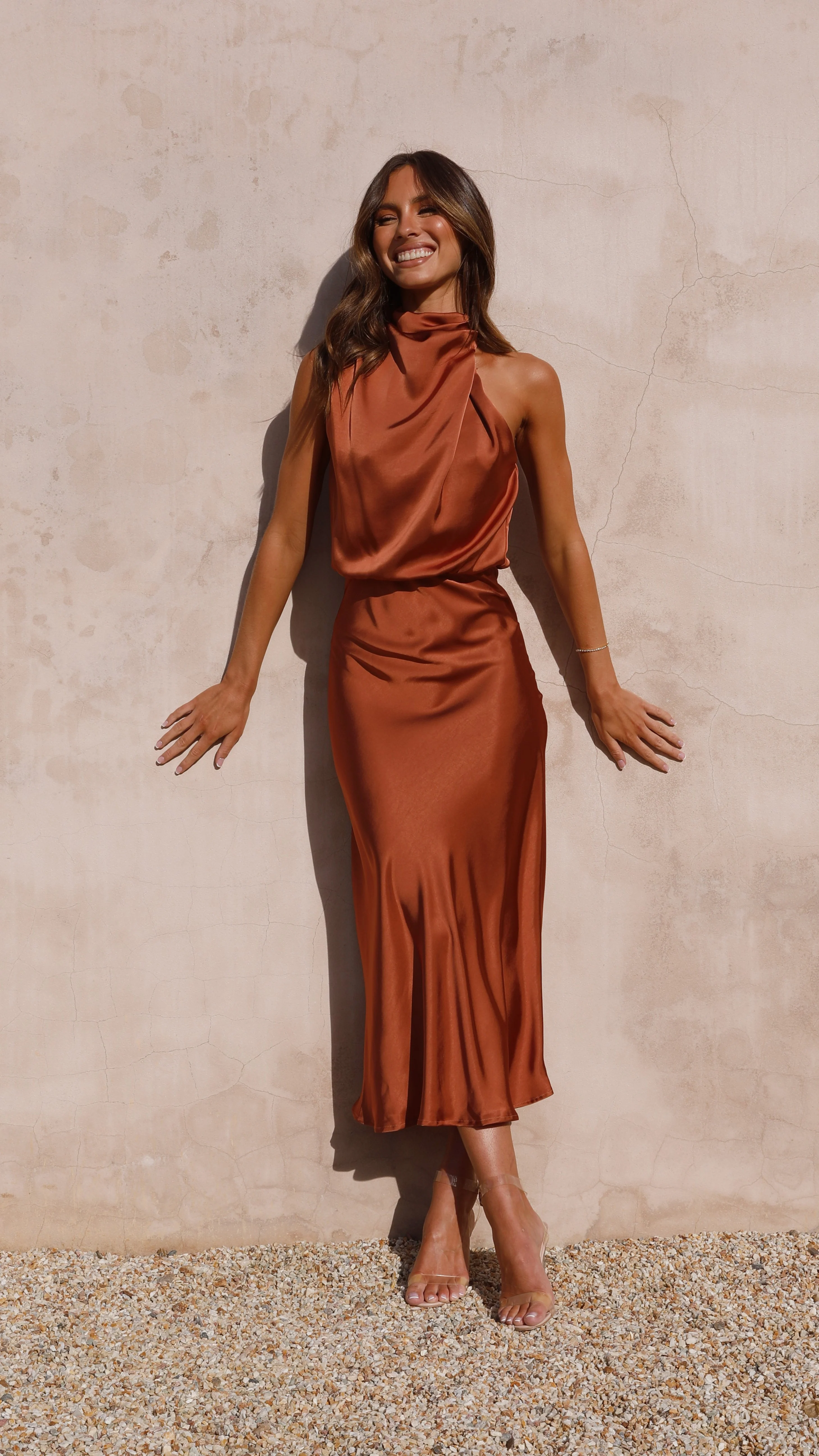 Esther Maxi Dress - Copper - Image 15