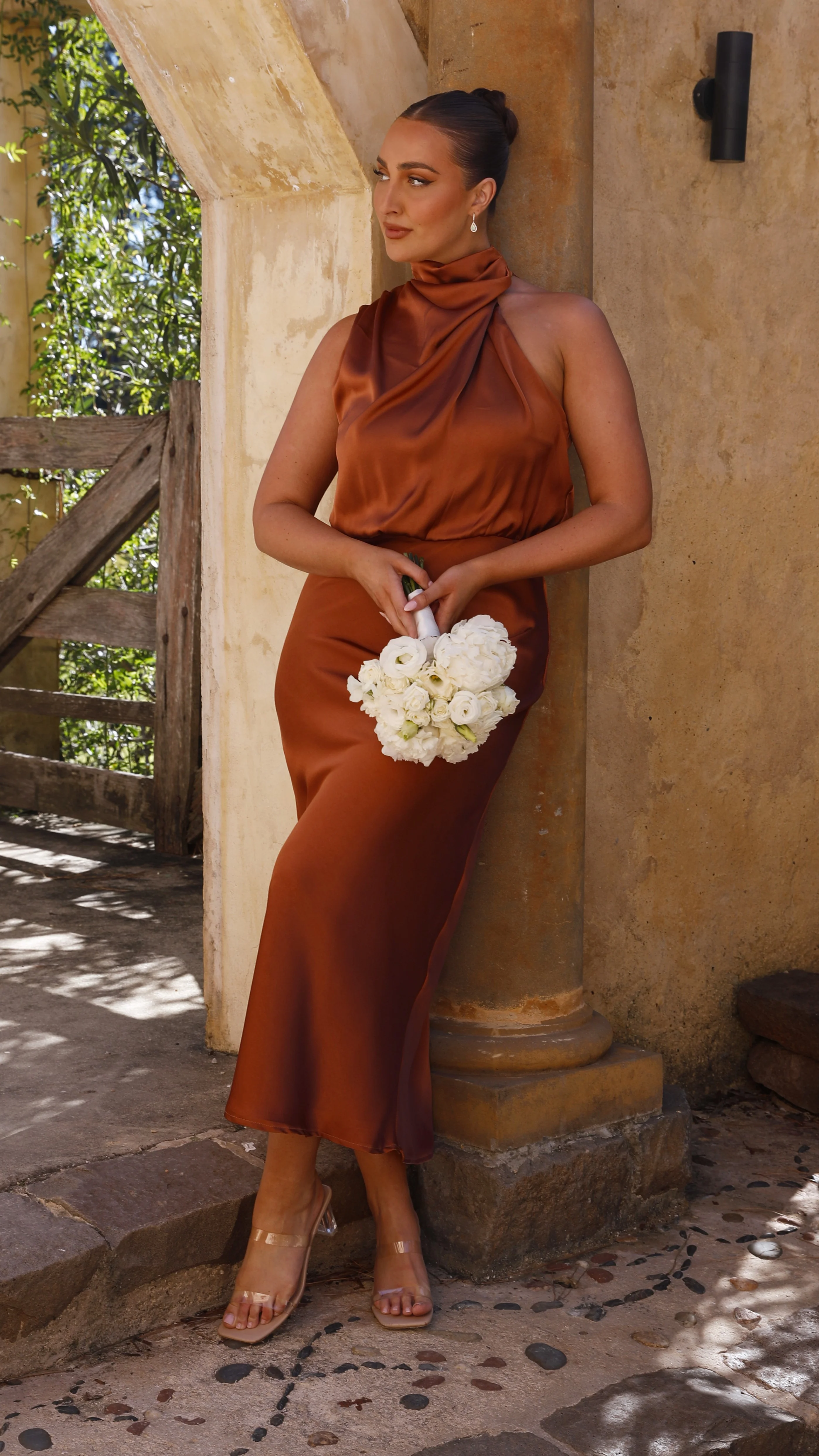 Esther Maxi Dress - Copper - Image 20