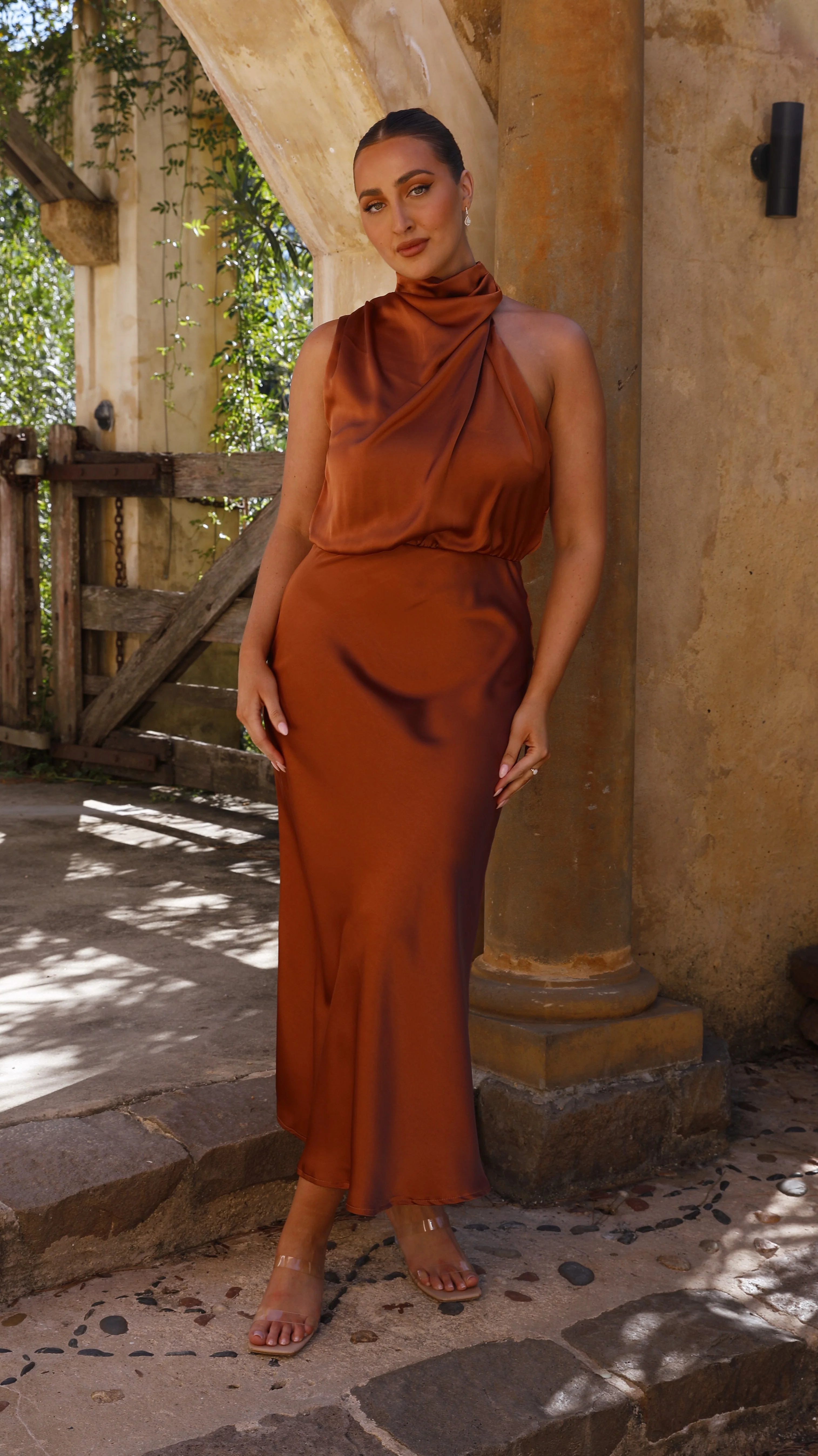 Esther Maxi Dress - Copper - Image 9