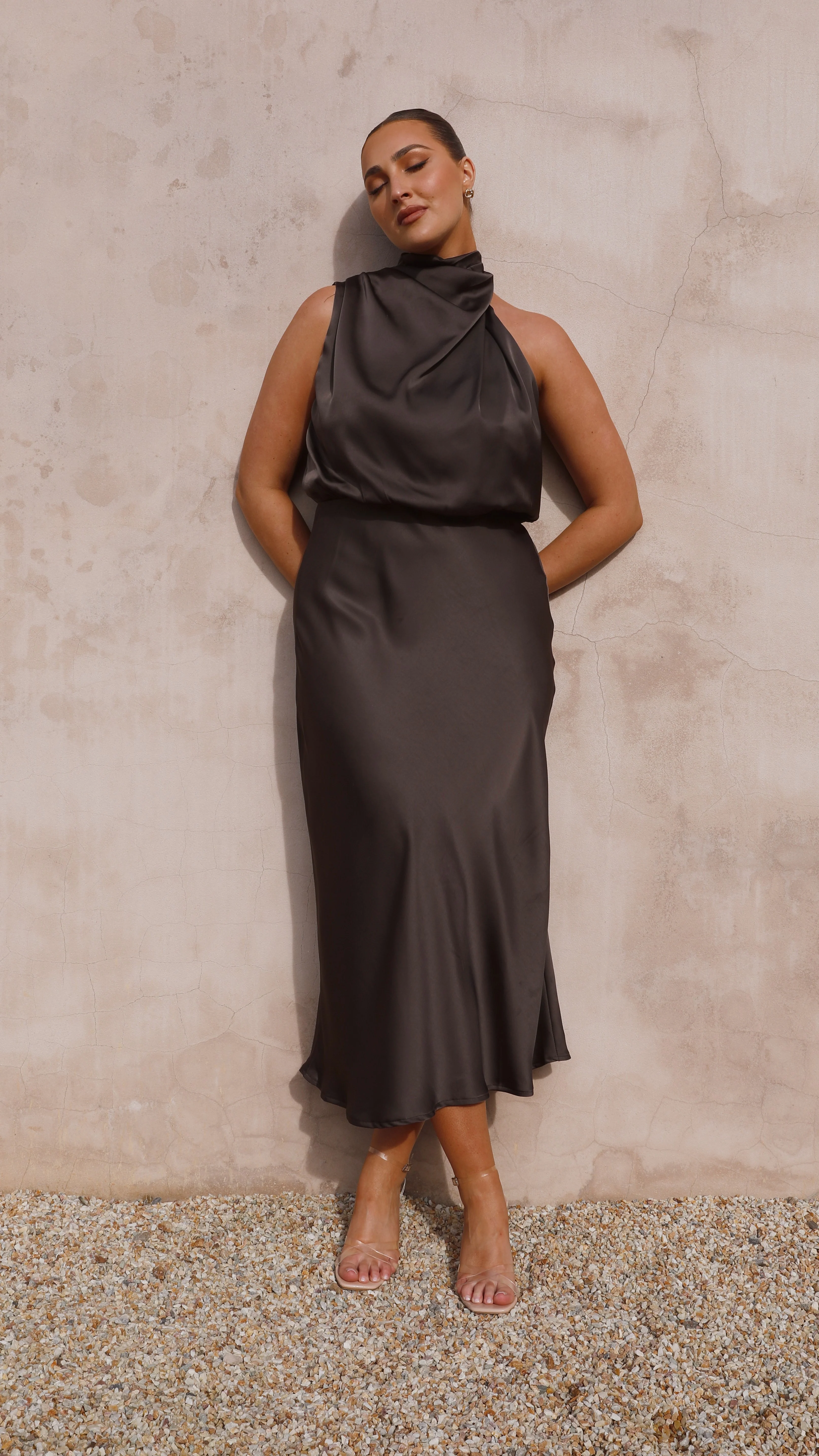 Esther Maxi Dress - Espresso - Image 16