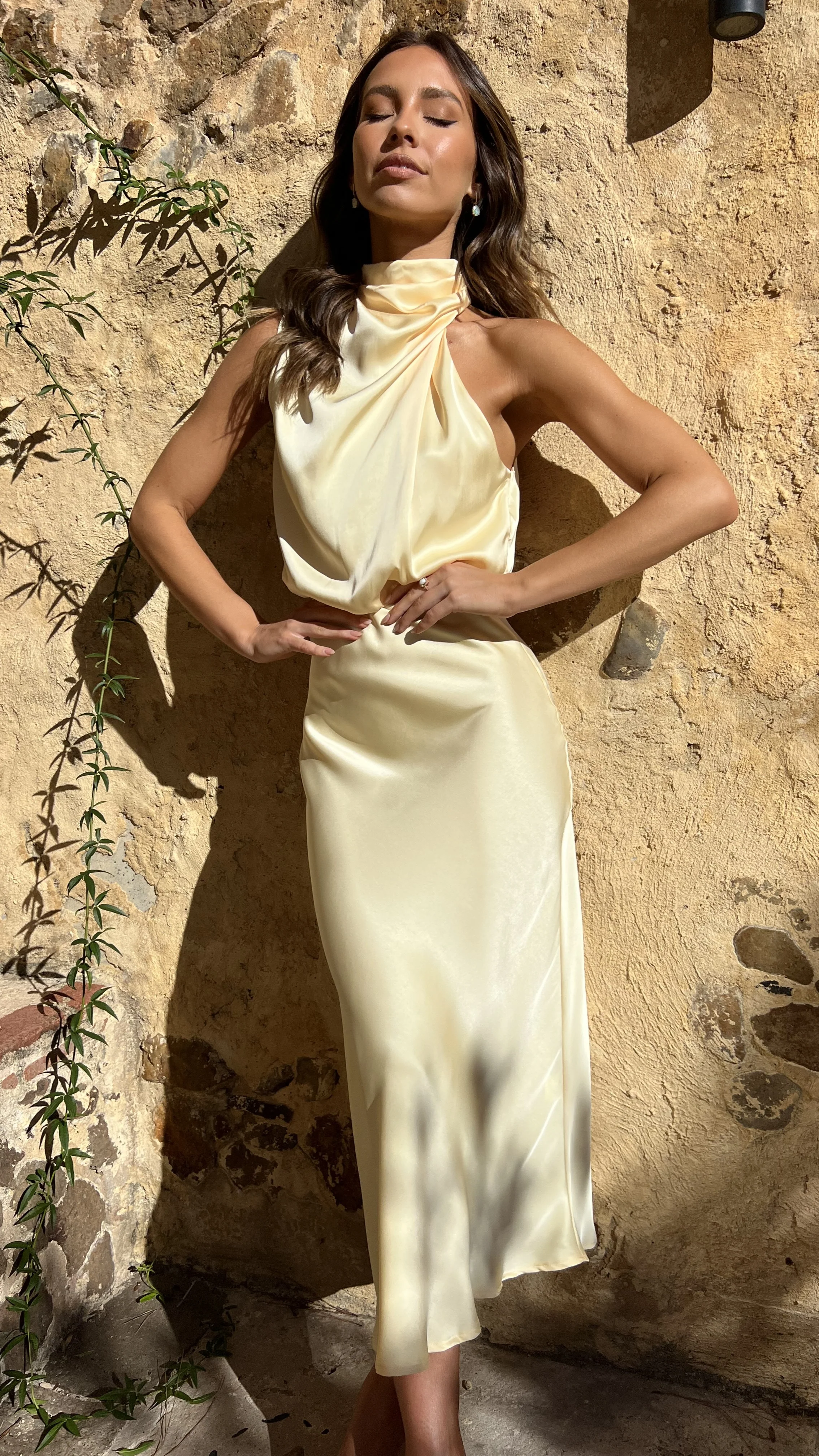 Esther Maxi Dress - Lemon - Image 16