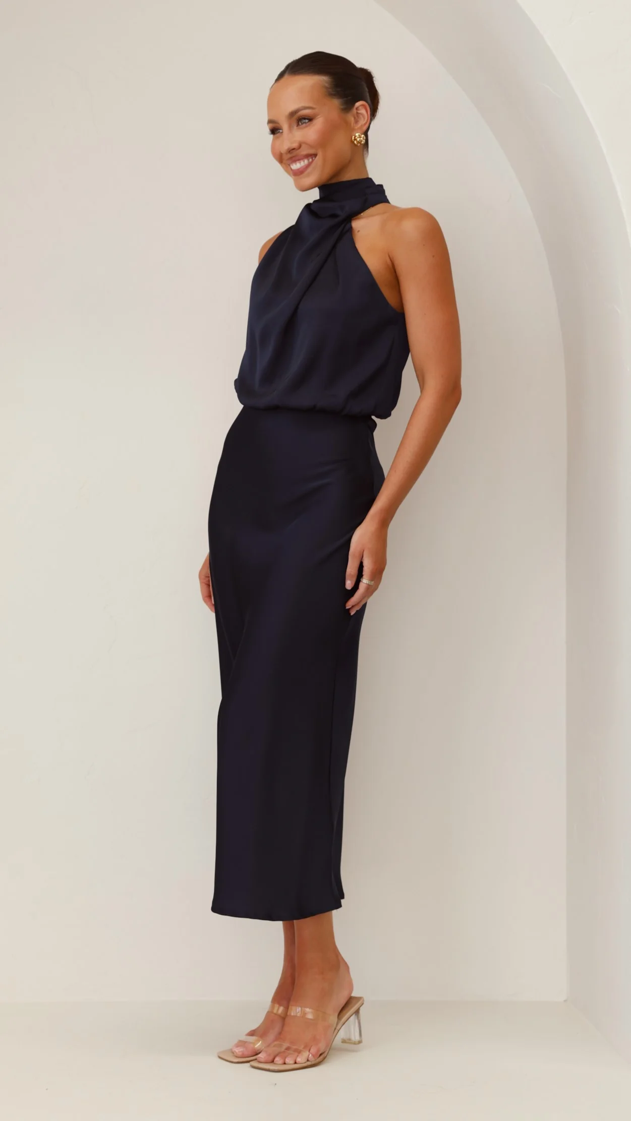 Esther Maxi Dress - Navy - Image 18
