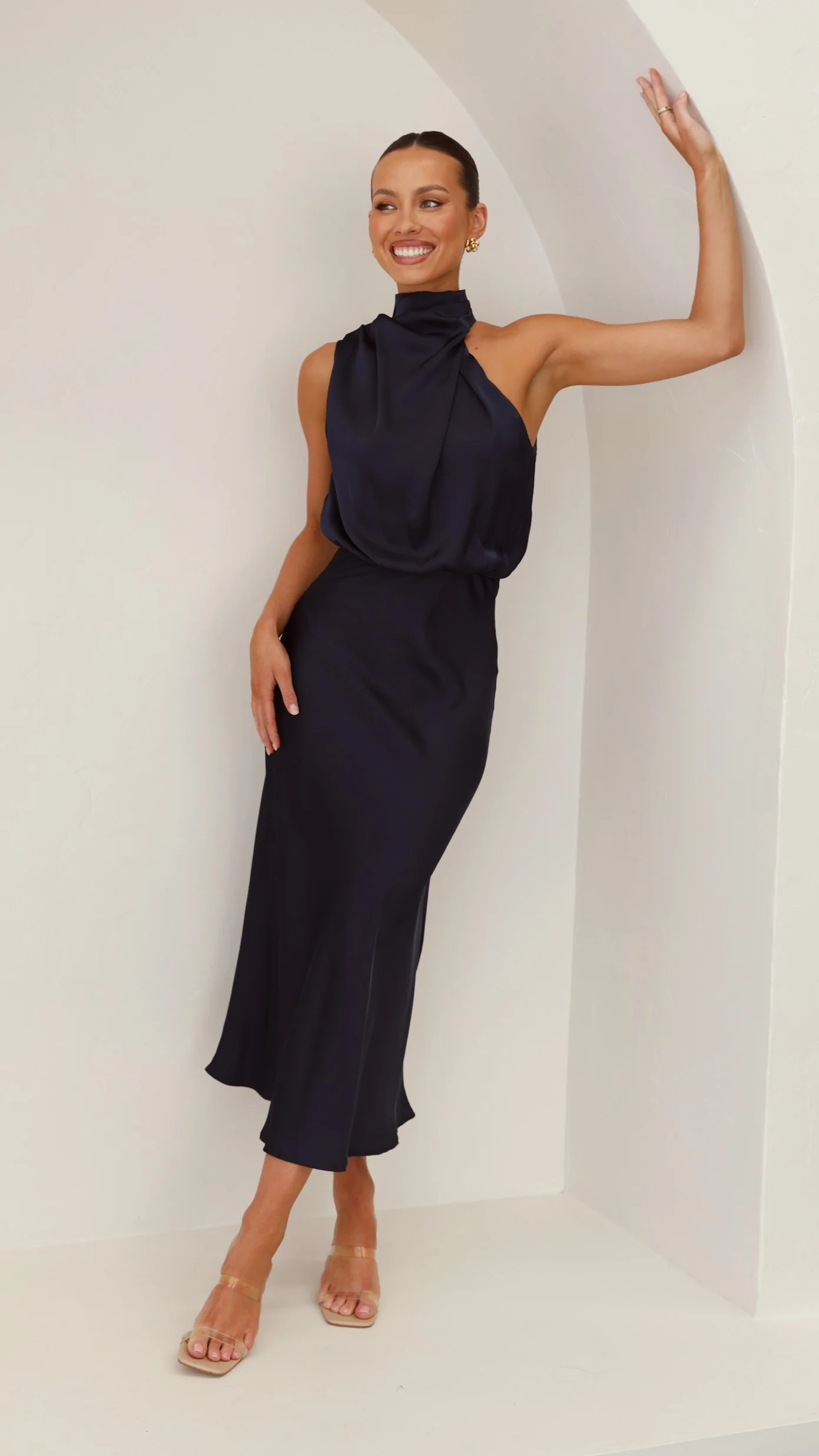 Esther Maxi Dress - Navy - Image 20