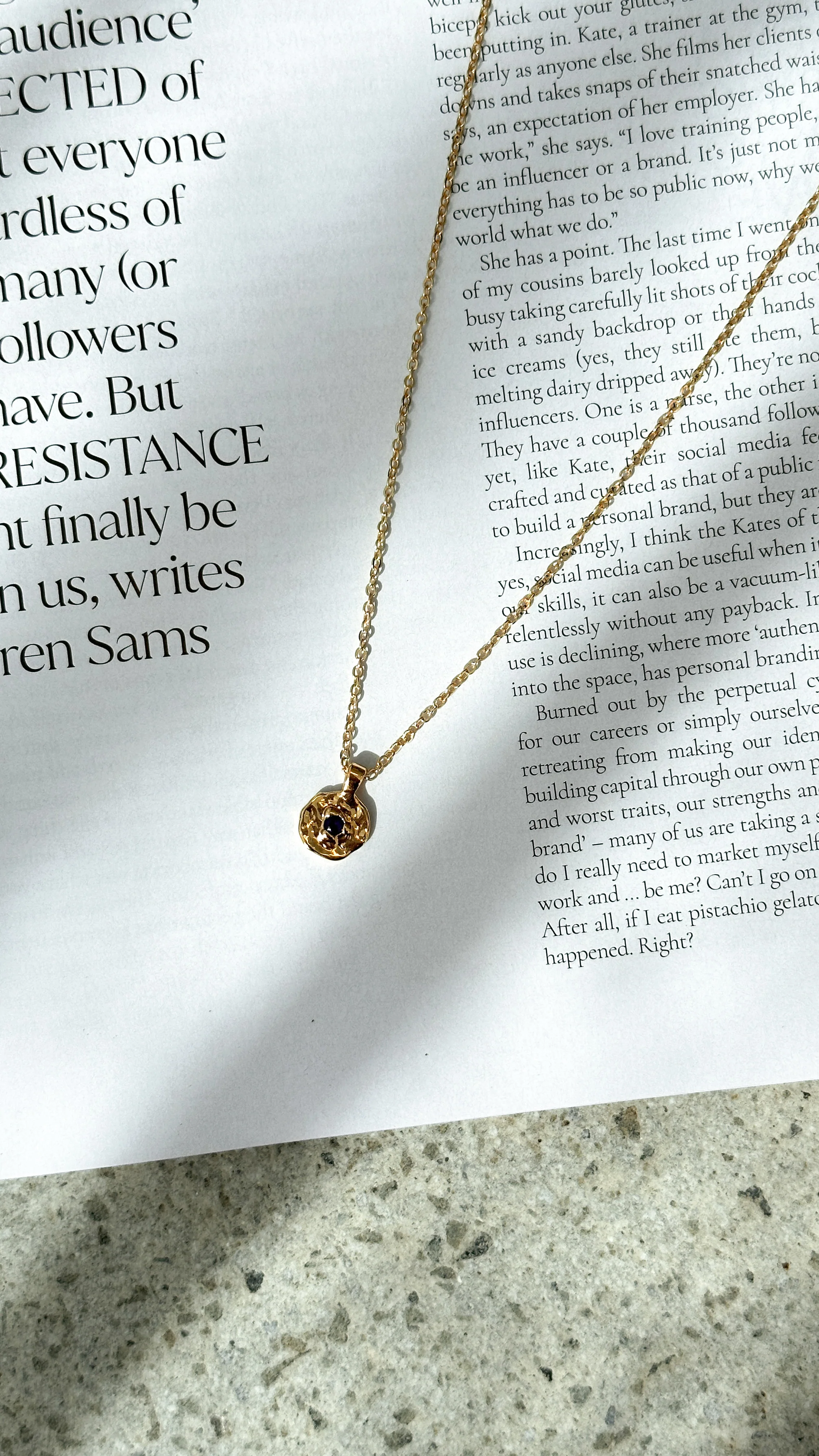 February Birthstone Necklace - Amethyst - Image 2