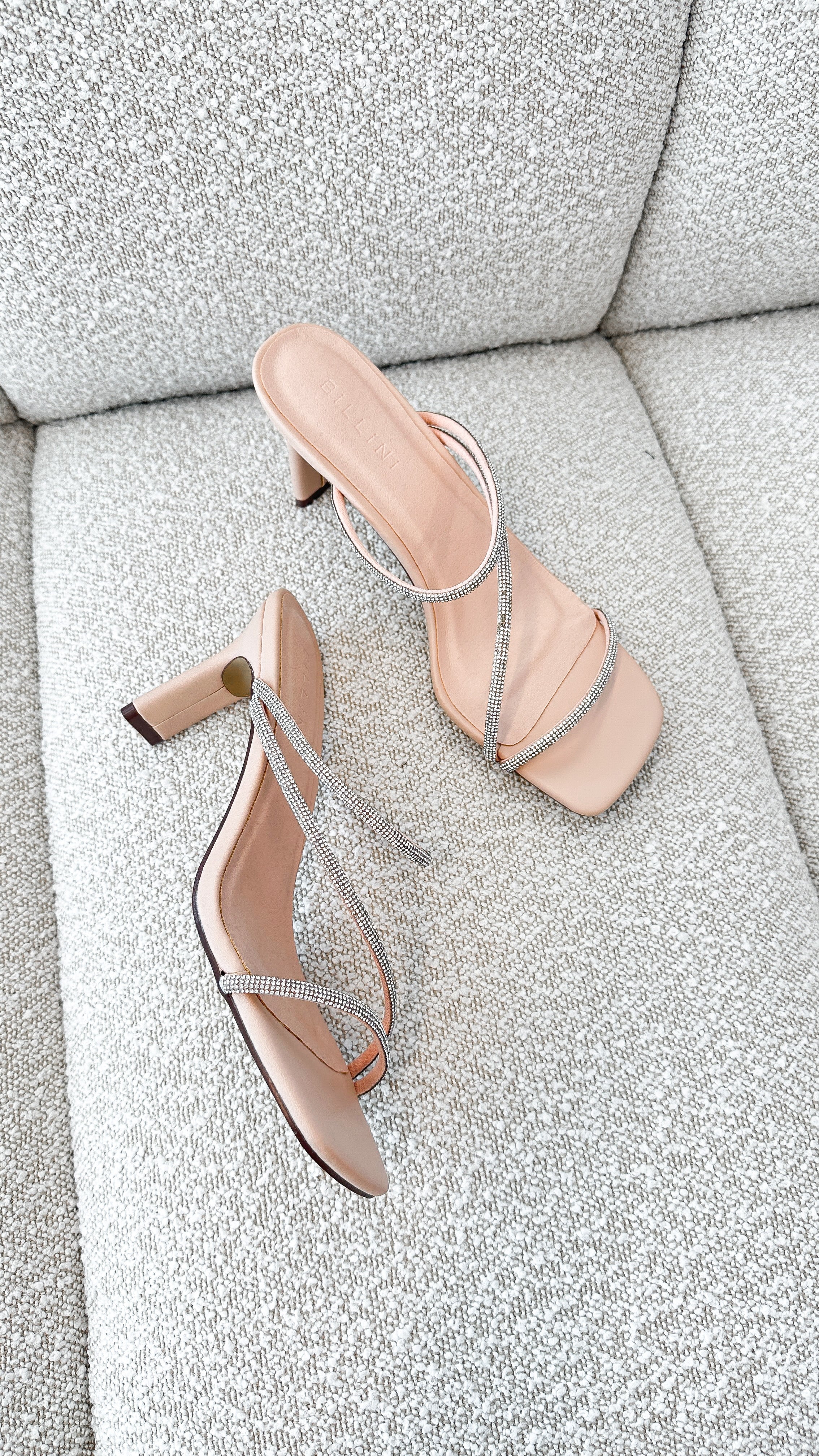 Femi Heel - Nude Diamante - Image 11
