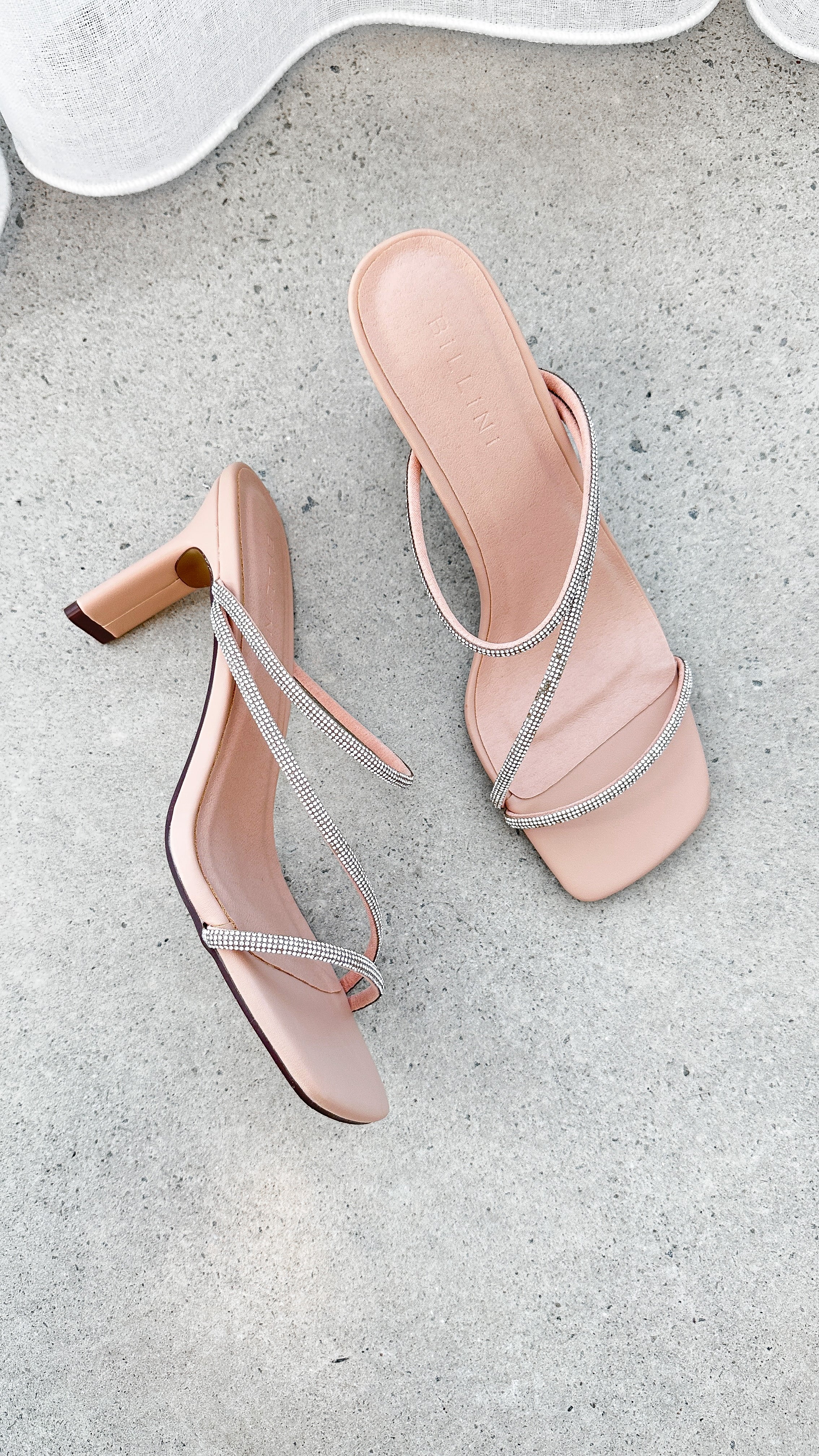 Femi Heel - Nude Diamante - Image 9