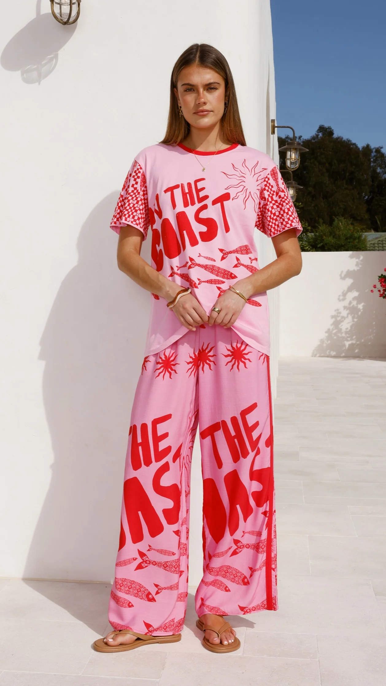 Florrie Tee - Pink/Red Tide - Image 6