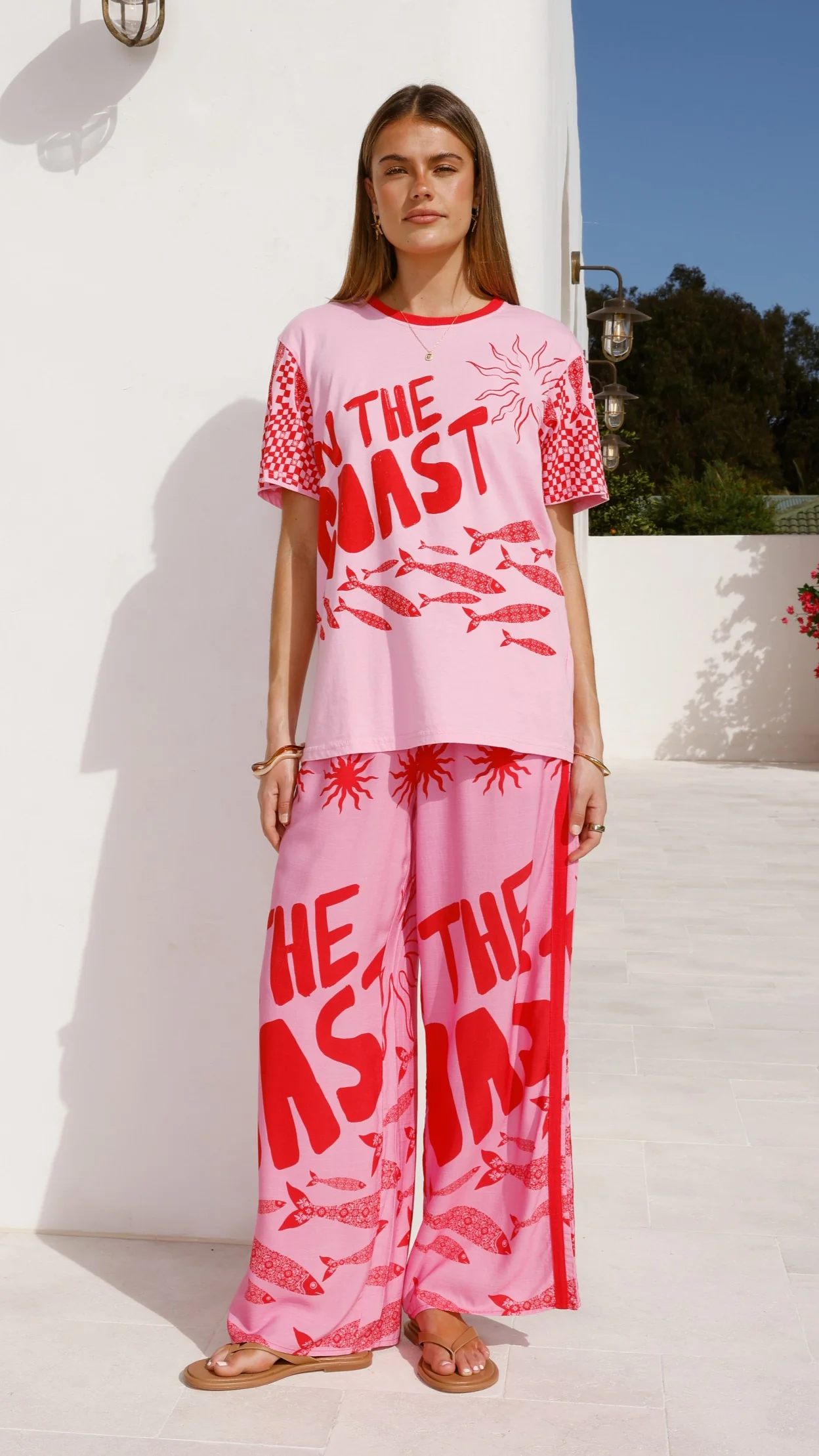 Florrie Tee - Pink/Red Tide - Image 7