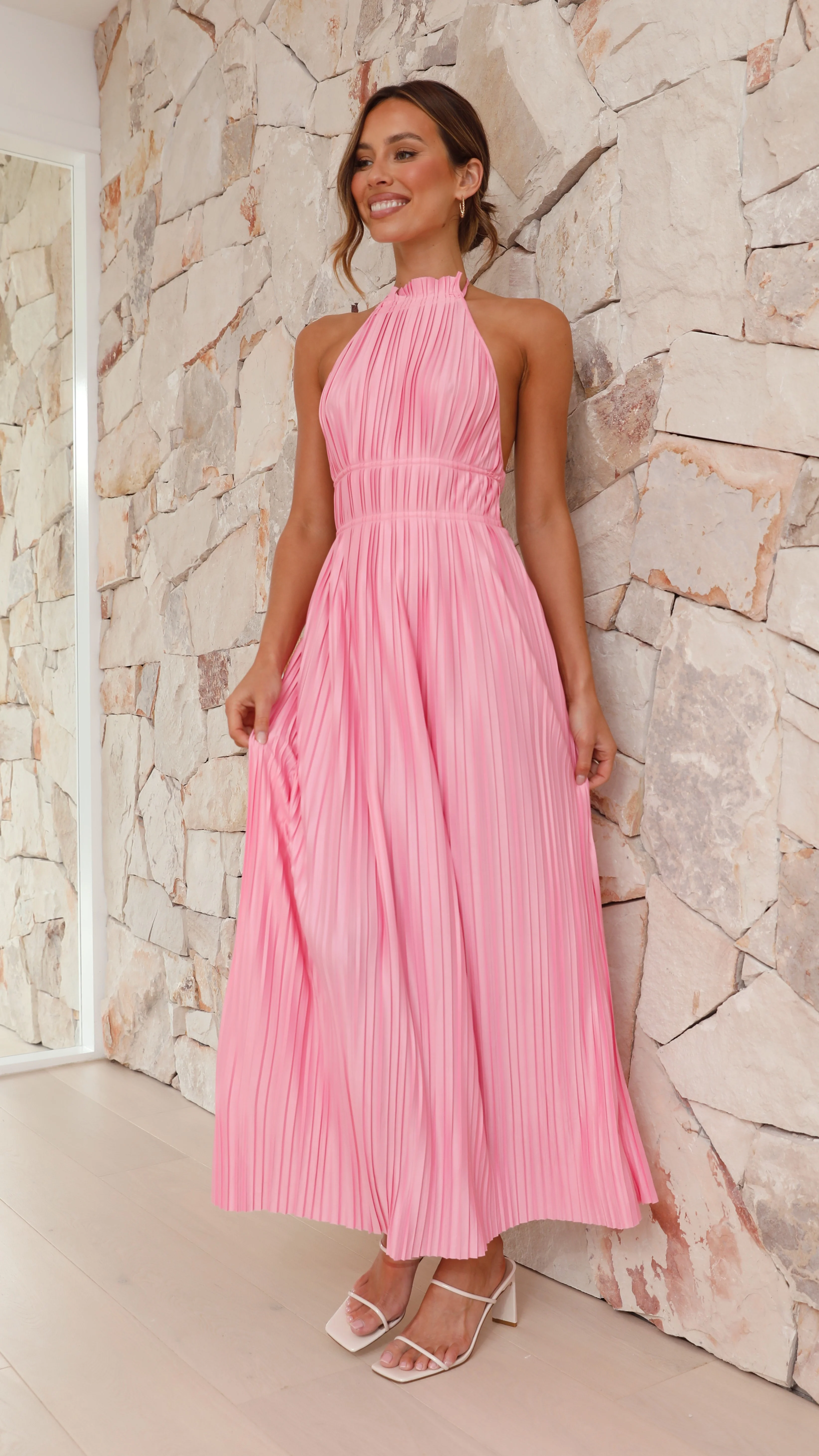 Frances Maxi Dress - Pink - Image 4
