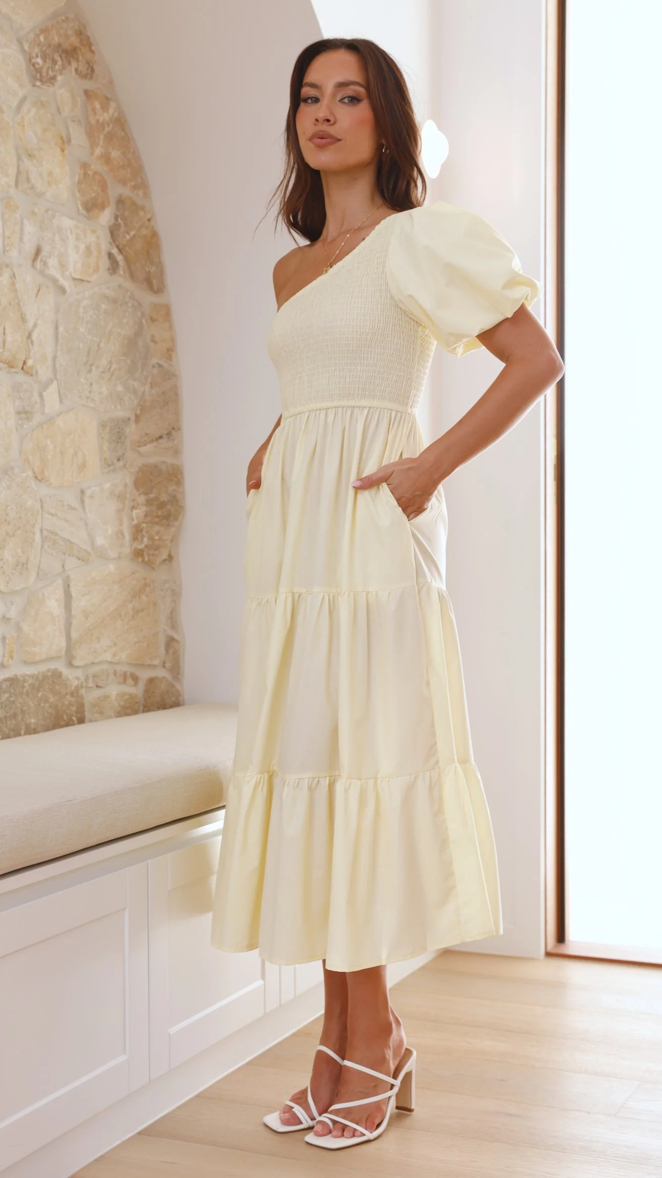 Frankie Maxi Dress - Yellow - Image 9