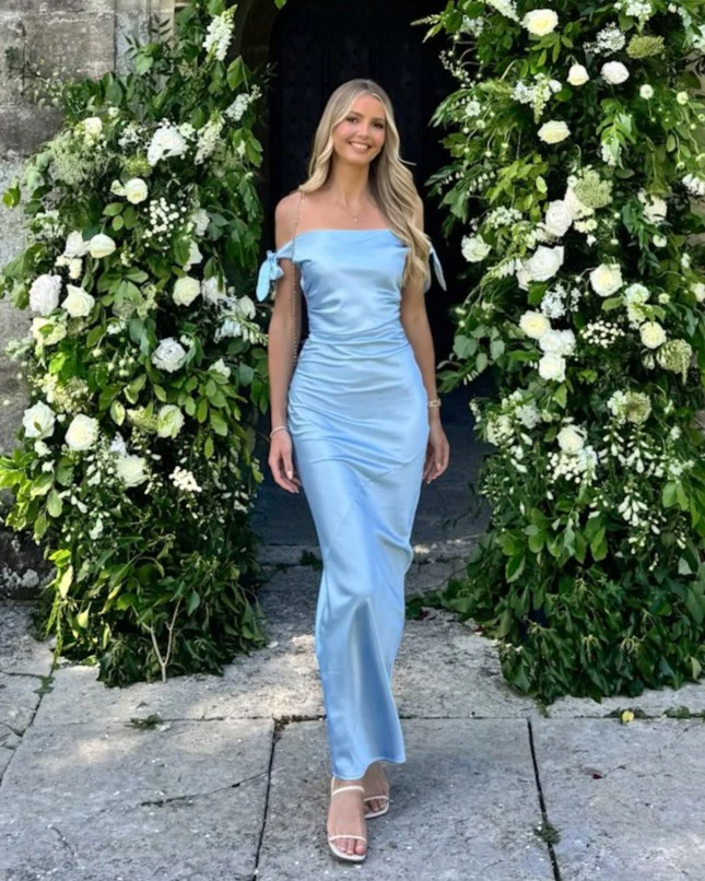 Frida Maxi Dress - Blue - Image 7