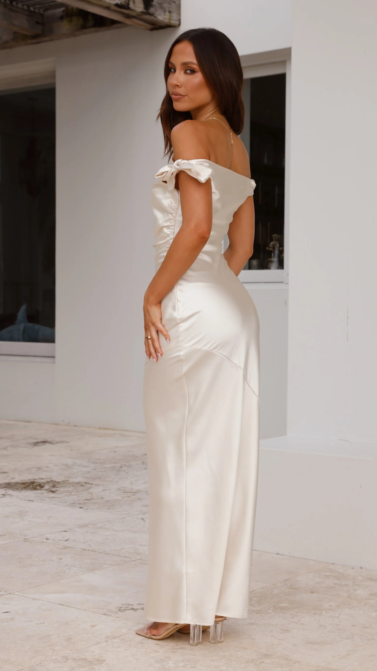 Frida Maxi Dress - Champagne - Image 18
