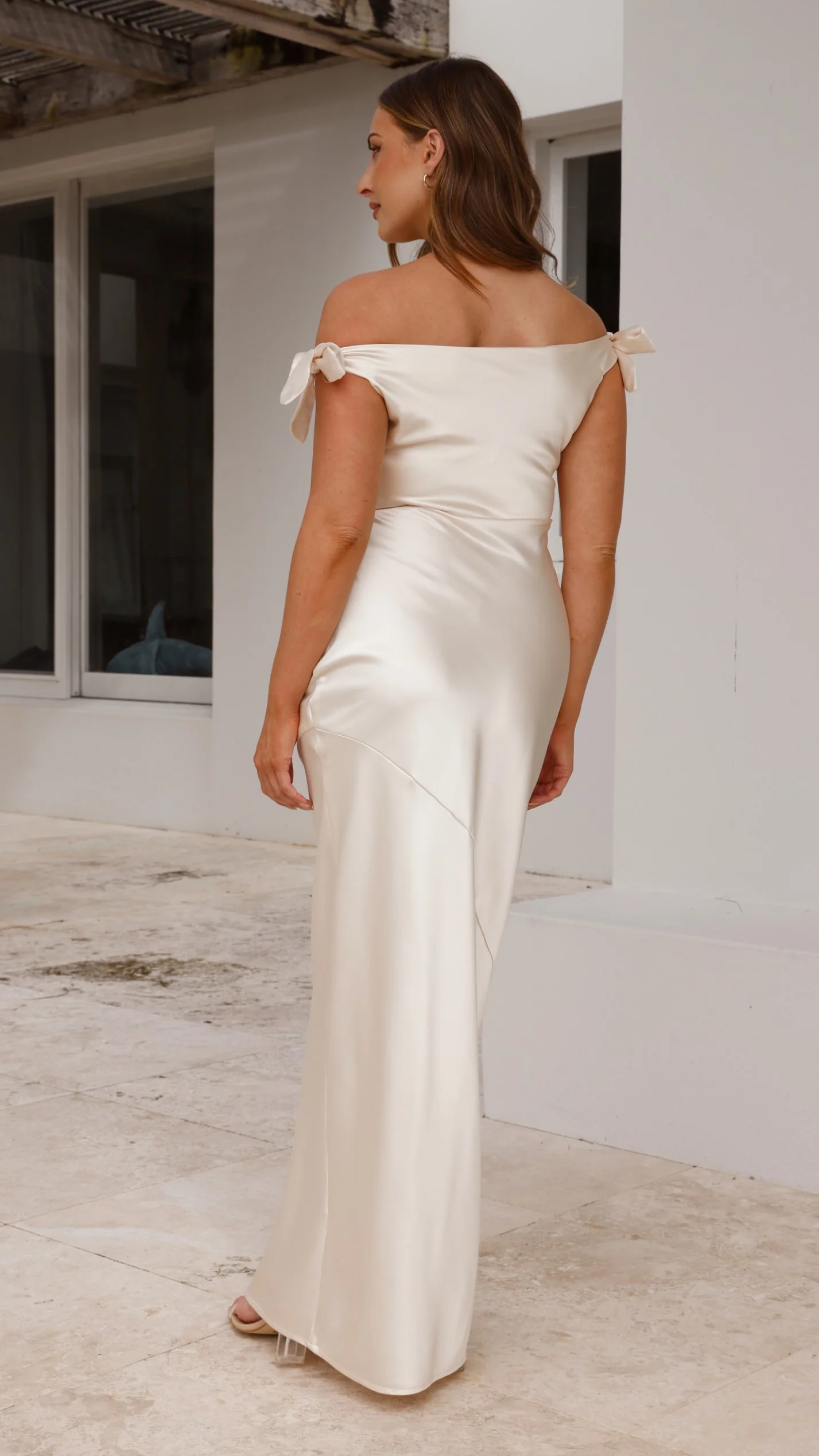 Frida Maxi Dress - Champagne - Image 9
