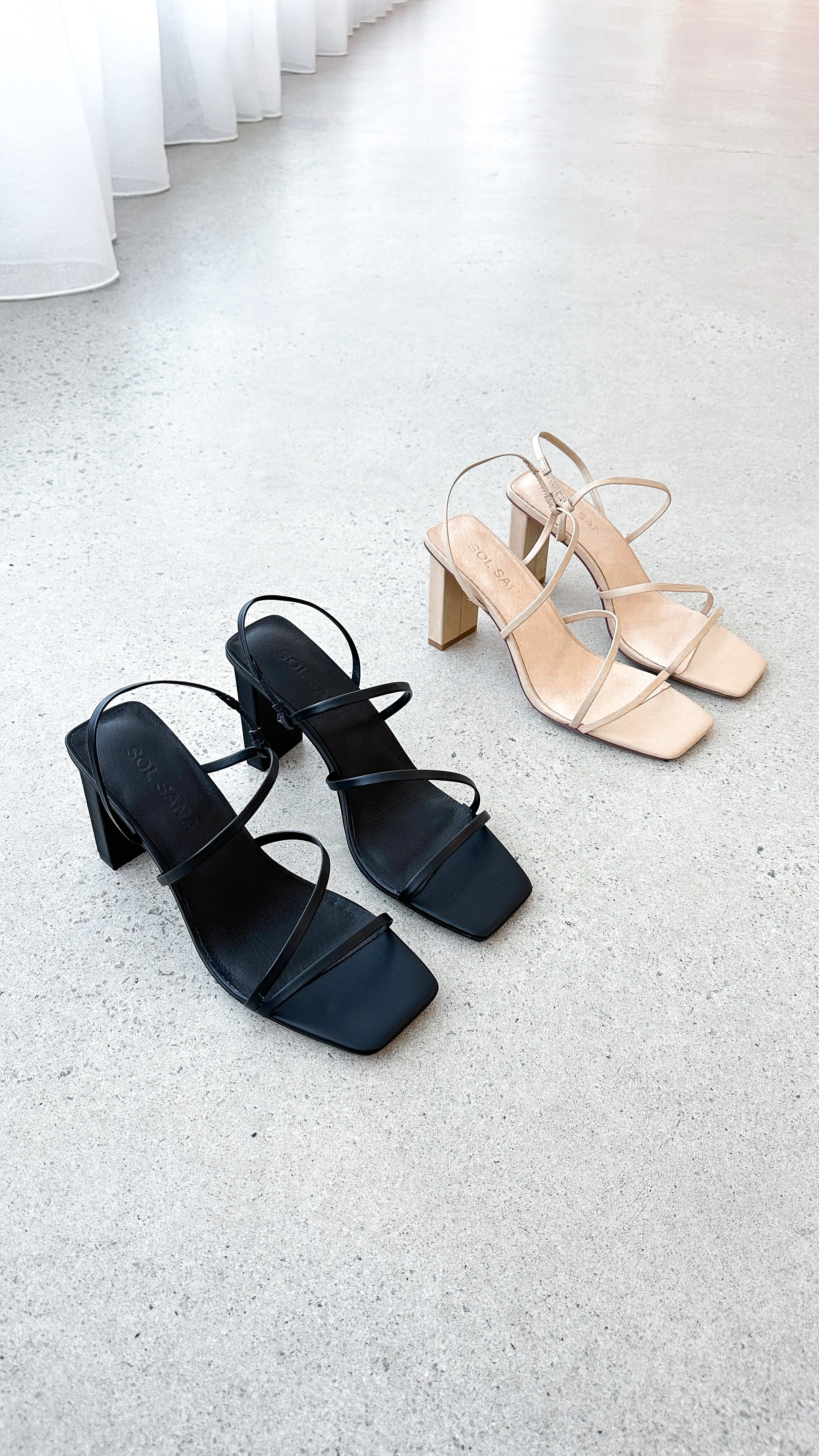 Sol Sana Geanie Heel - Black - Image 2