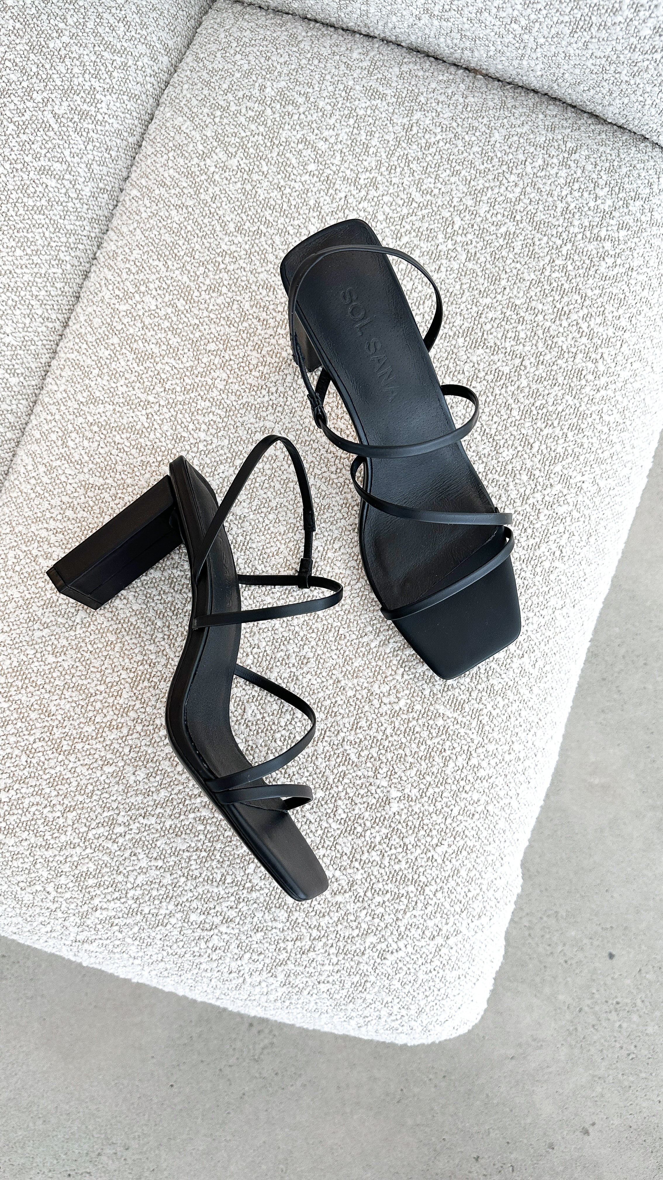 Sol Sana Geanie Heel - Black - Image 7