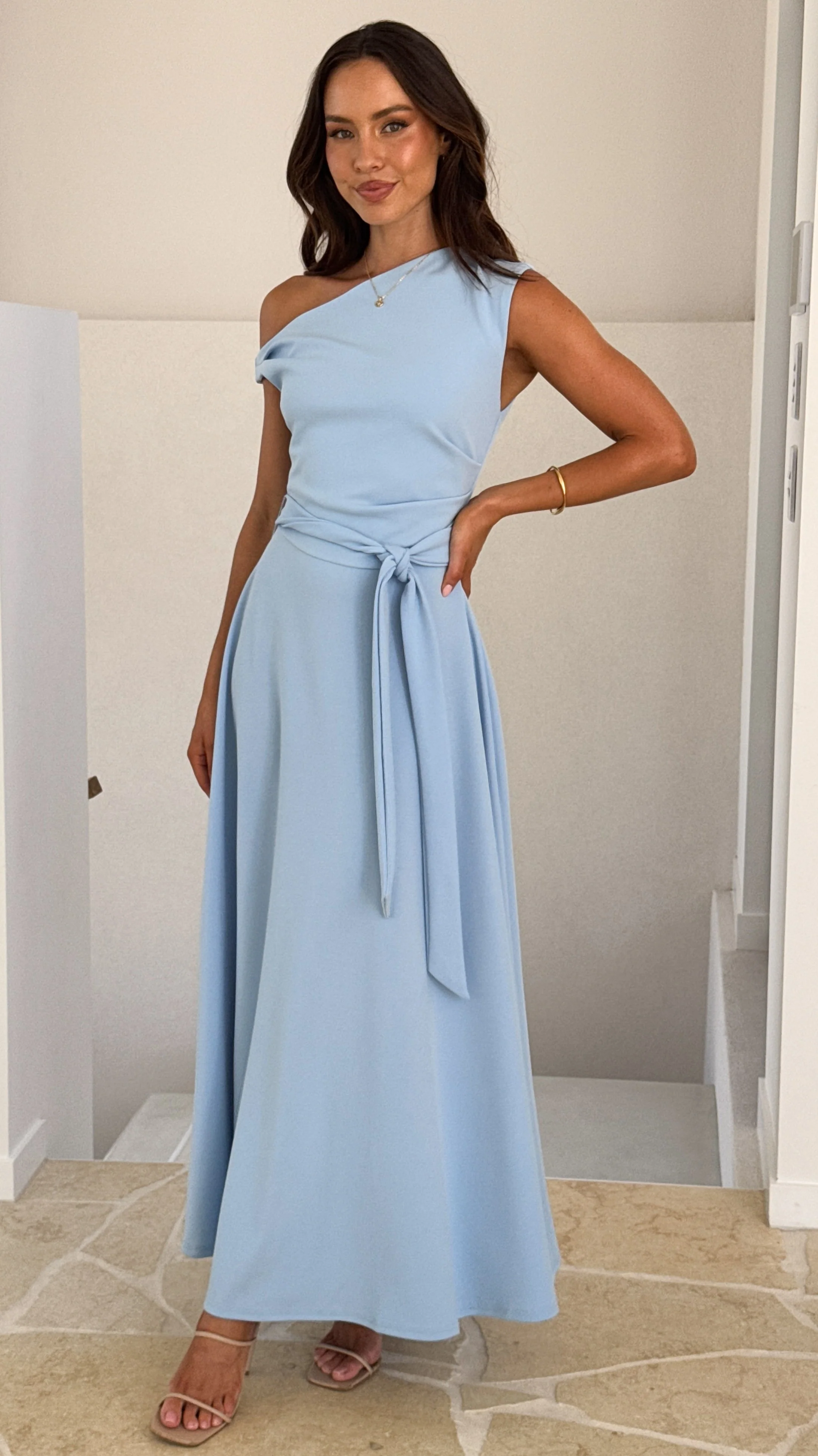 Gemma Maxi Dress - Baby Blue - Image 5