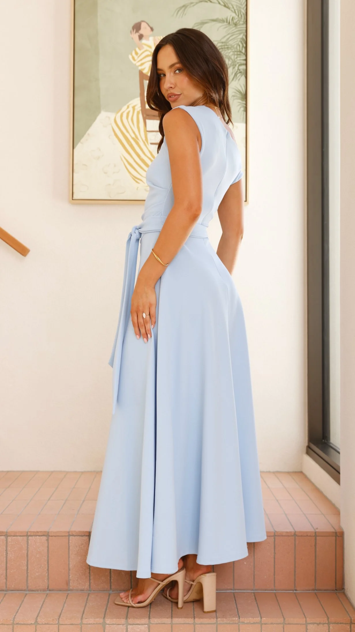 Gemma Maxi Dress - Baby Blue - Image 6