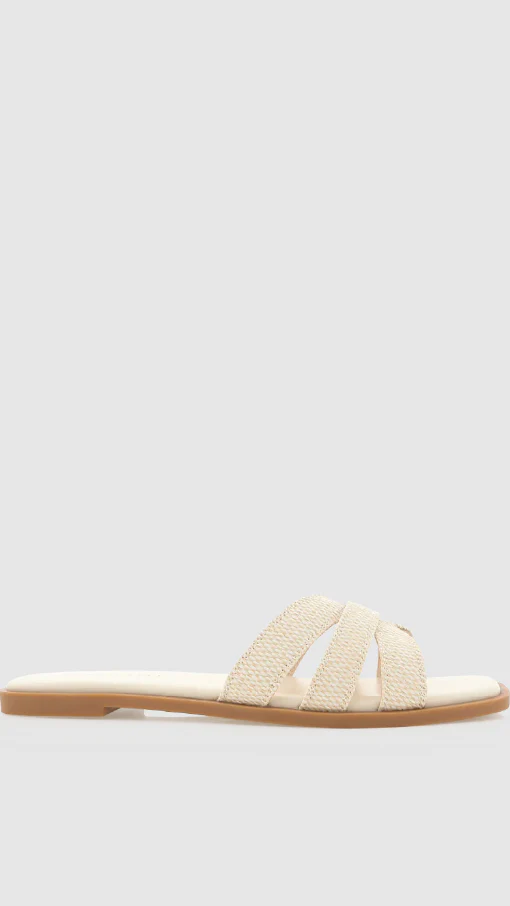 Geo Slide - Cream Raffia - Image 5