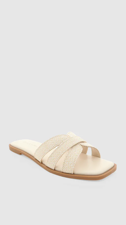 Geo Slide - Cream Raffia - Image 6