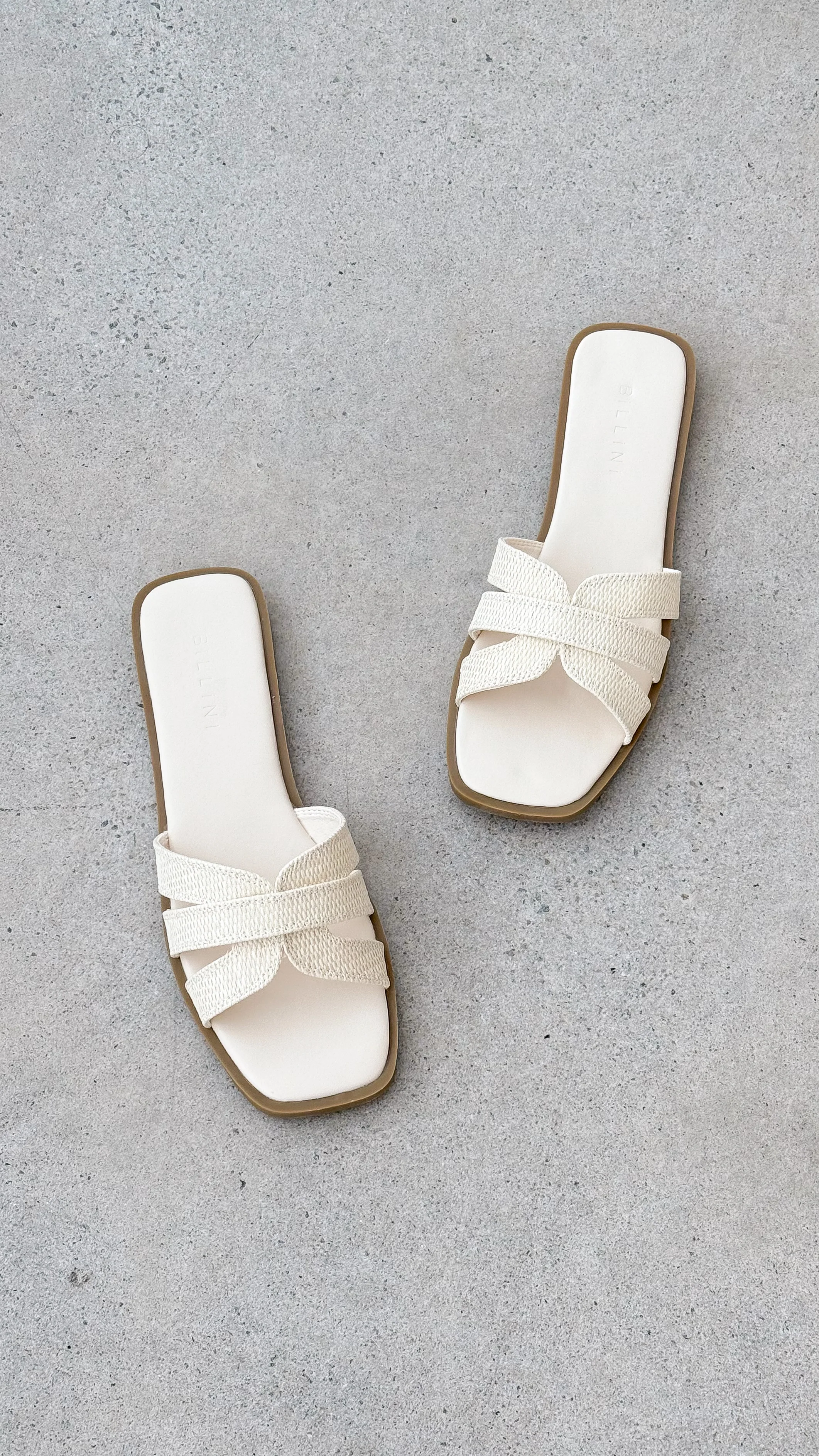 Geo Slide - Cream Raffia - Image 7