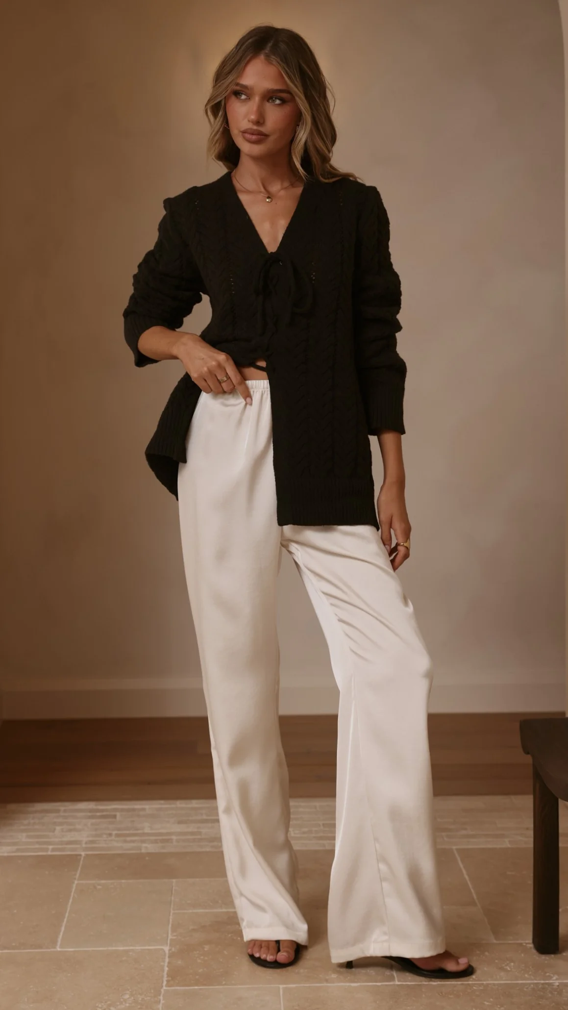 Georgia Knit Top - Black - Image 10