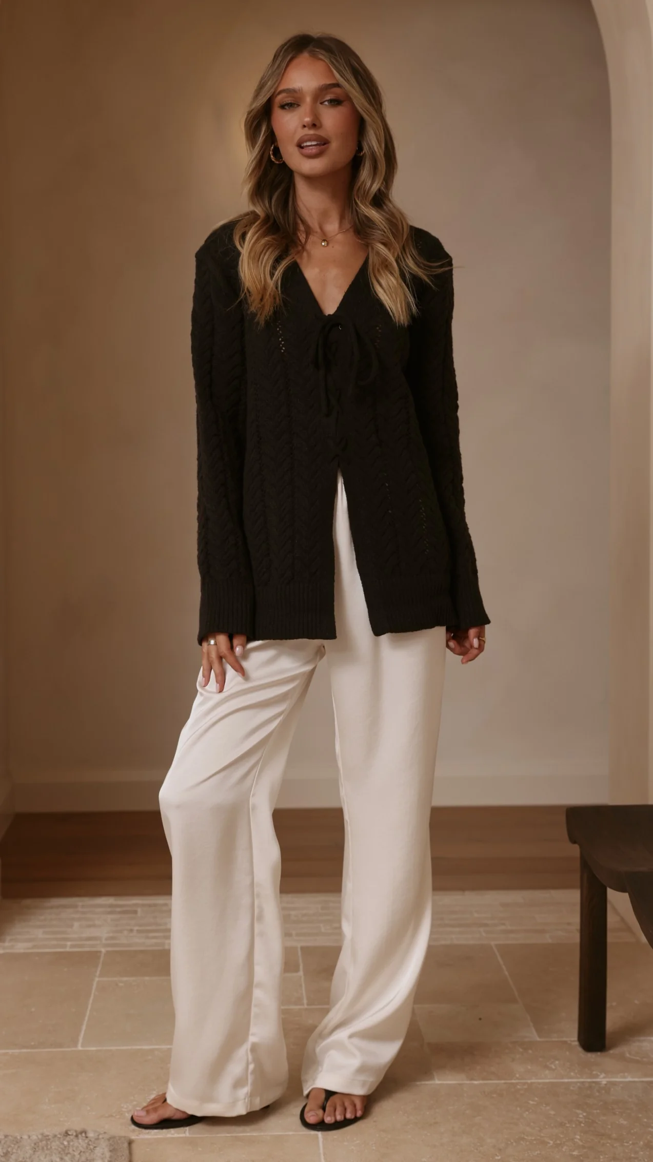 Georgia Knit Top - Black - Image 11