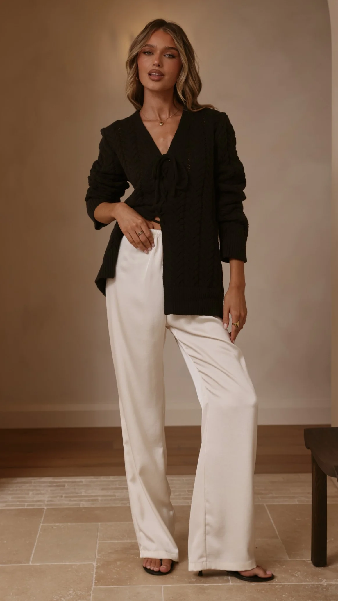 Georgia Knit Top - Black - Image 12