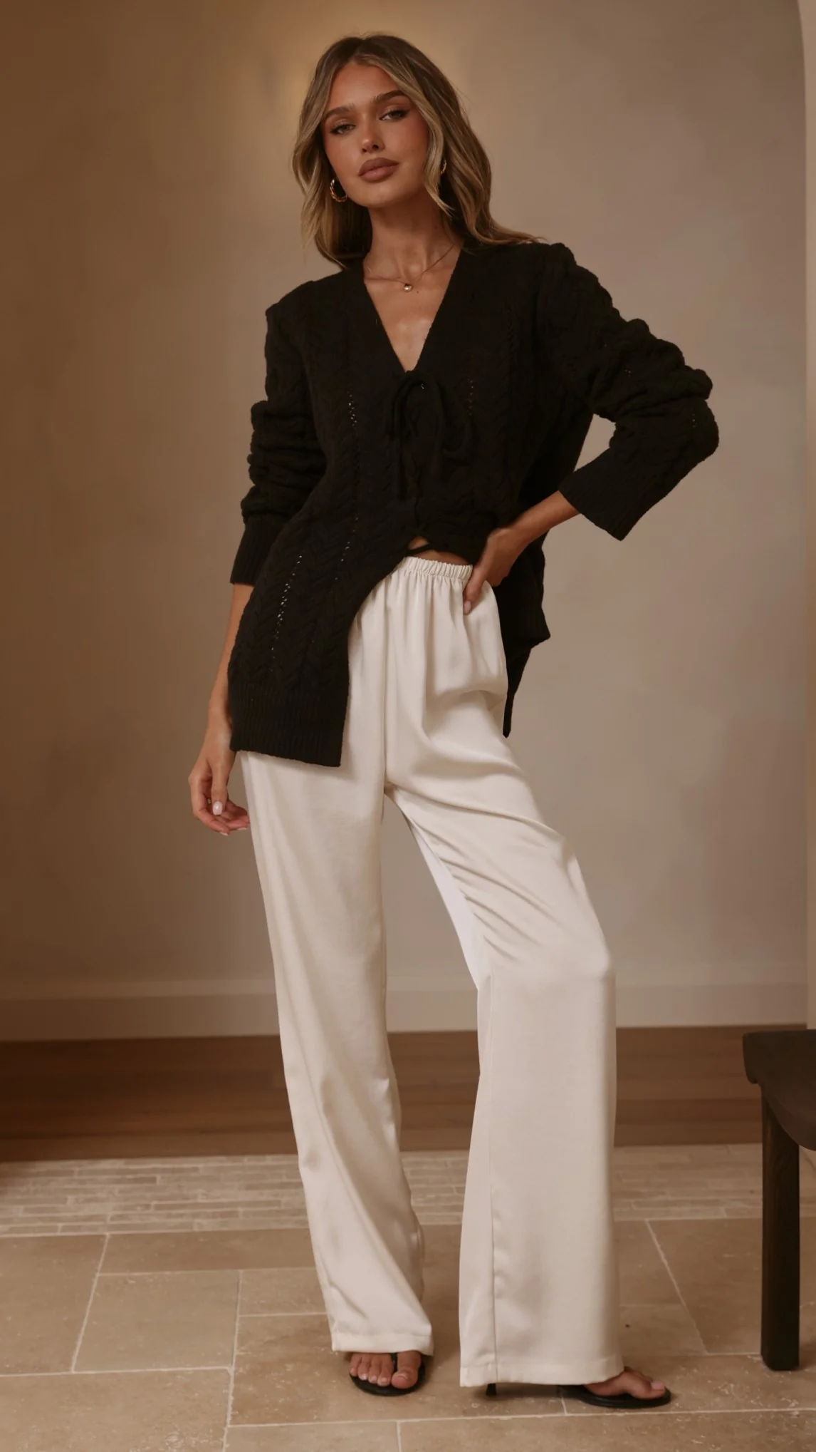 Georgia Knit Top - Black - Image 13