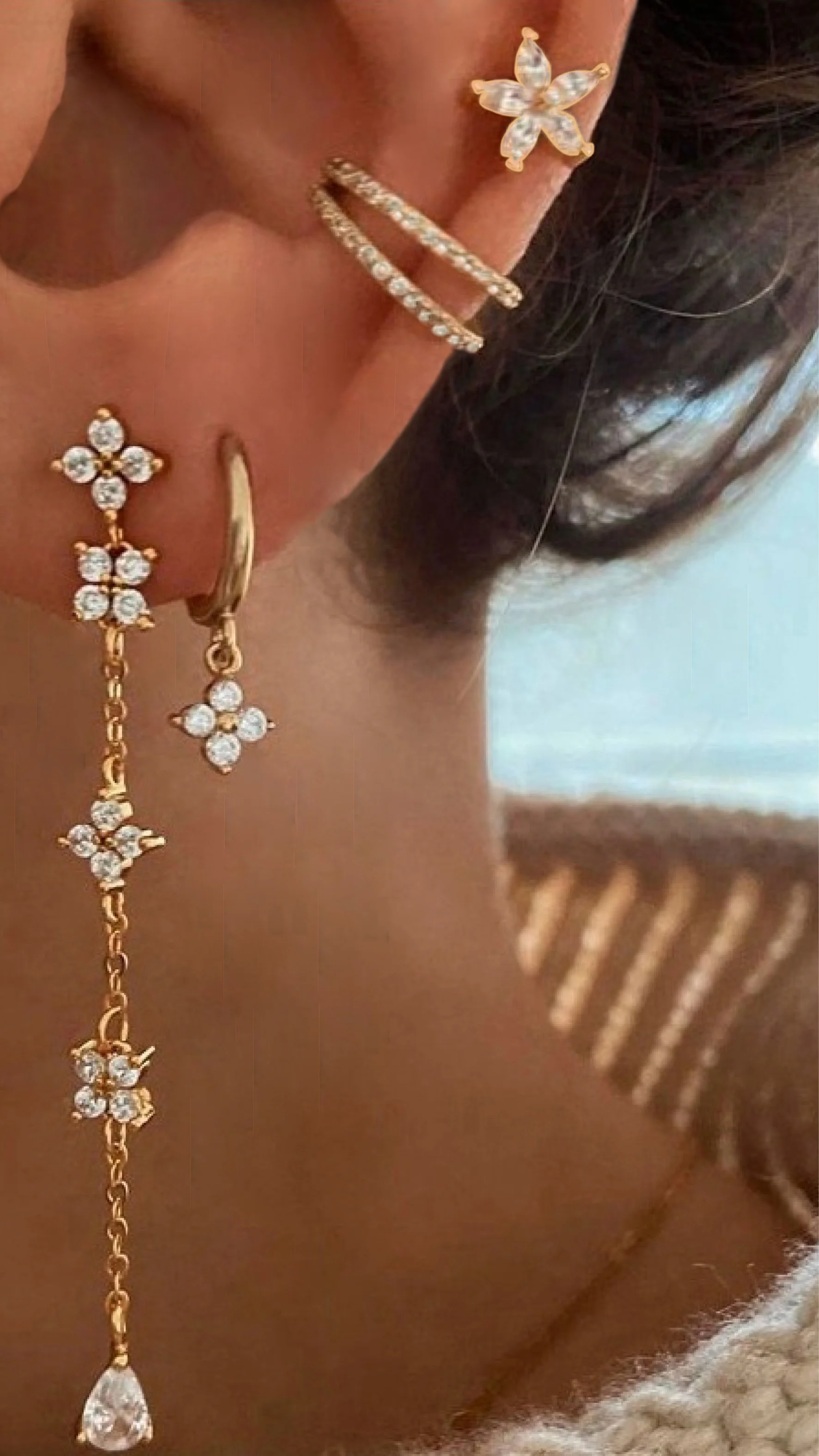 Georgie Earrings - Gold - Image 3