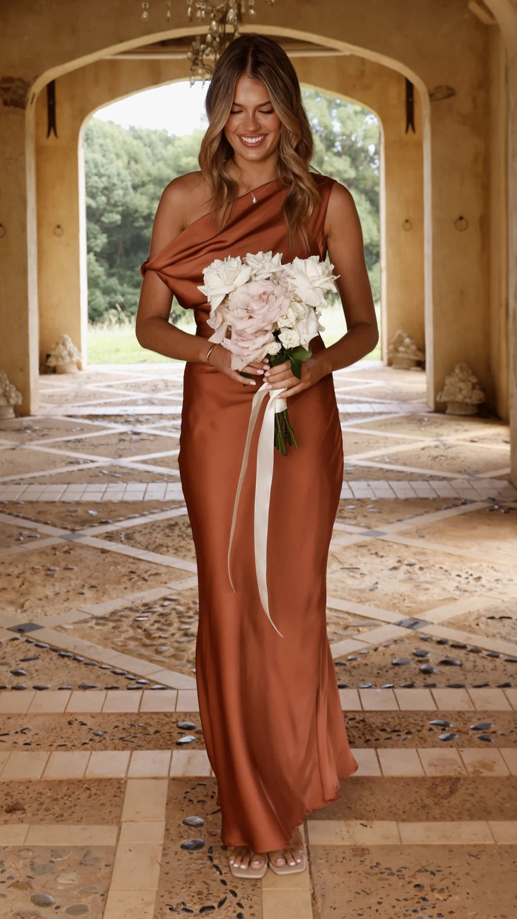 Gigi Maxi Dress - Copper - Image 10