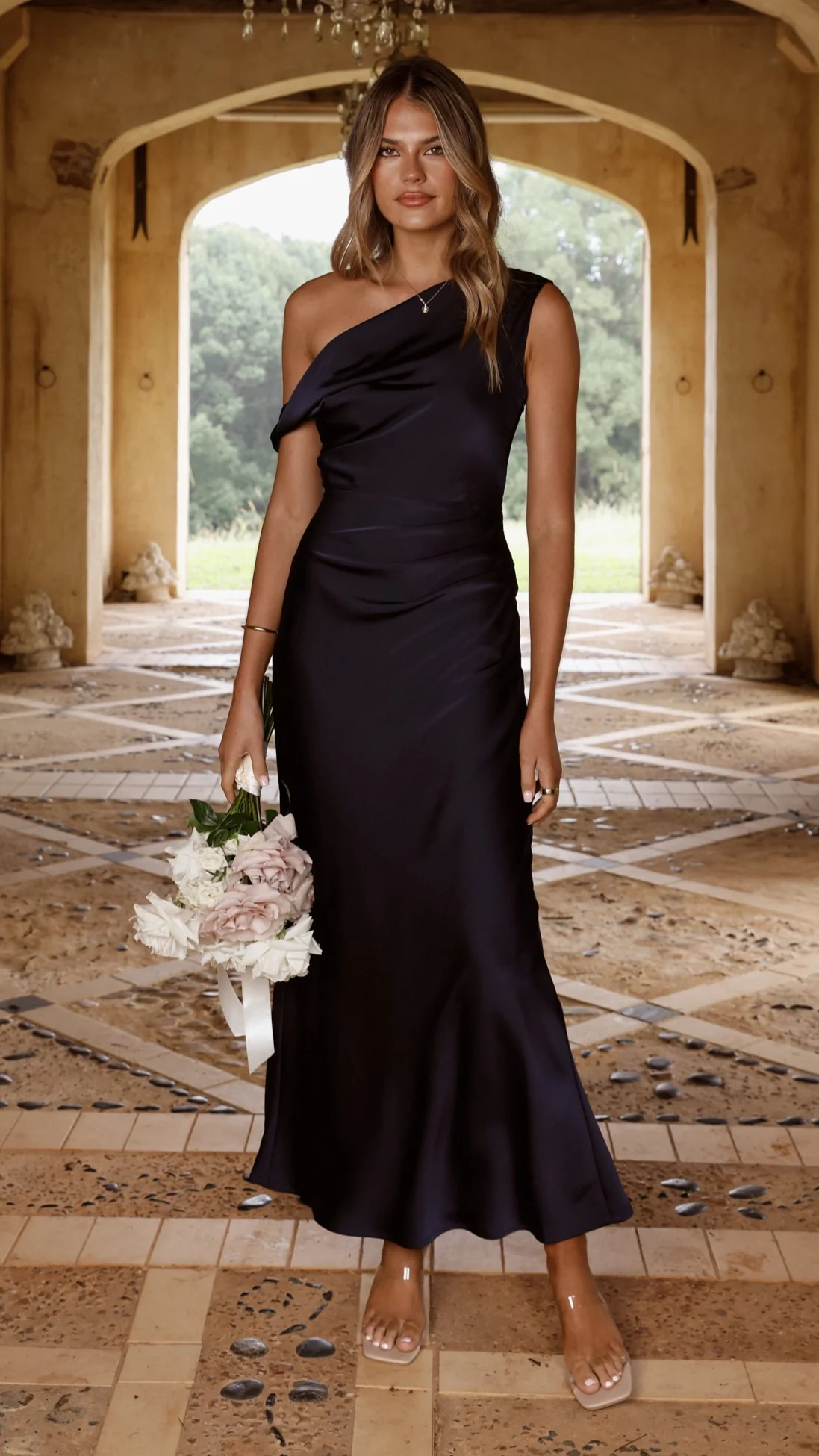 Gigi Maxi Dress - Navy - Image 8