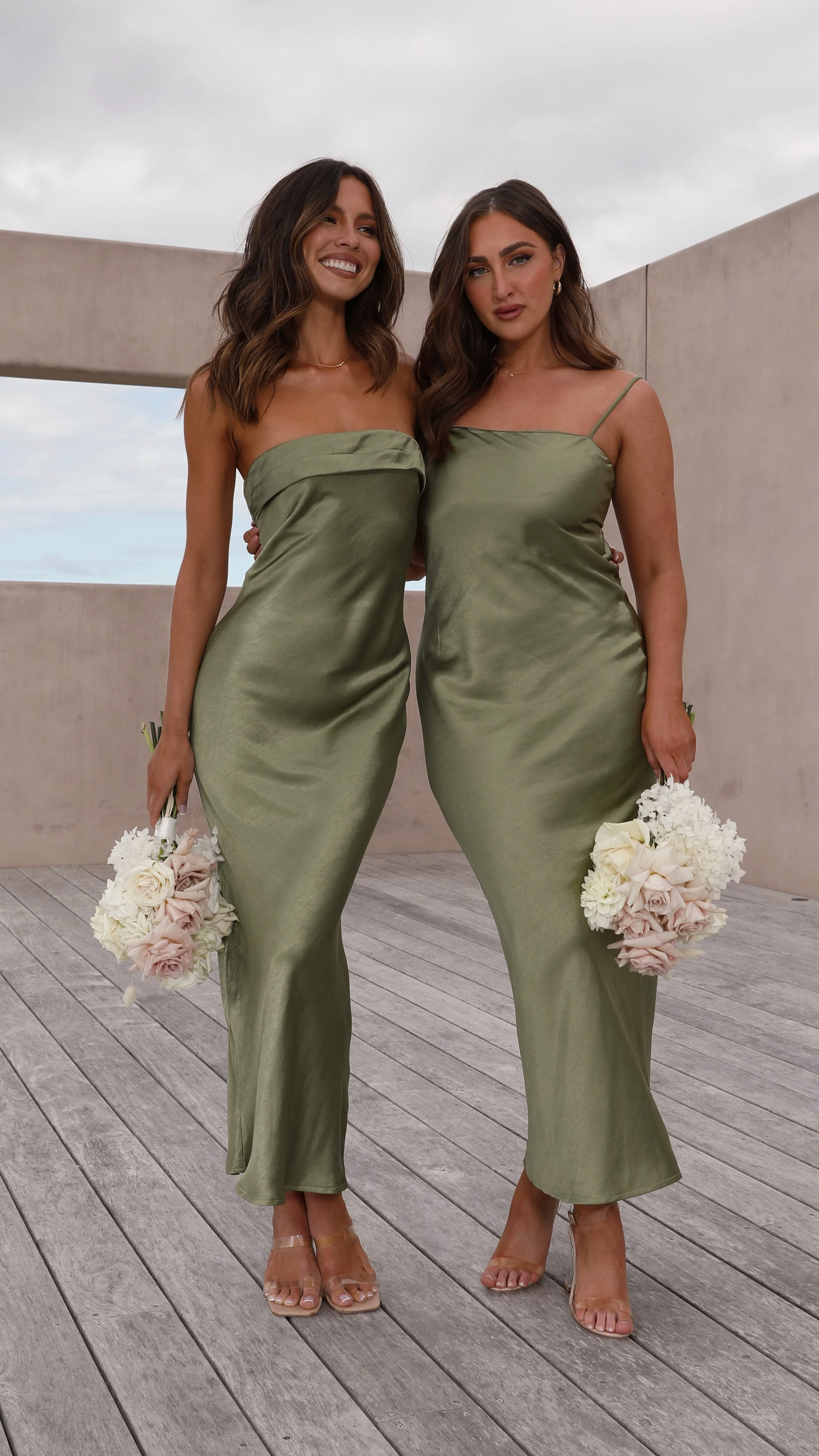 Gisele Maxi Dress - Olive - Image 15