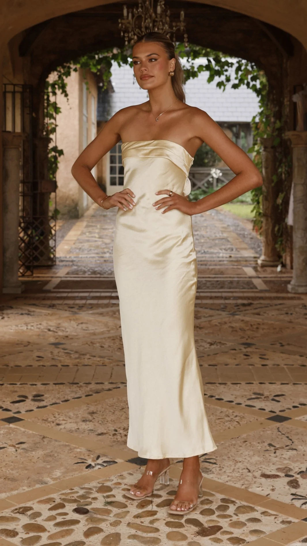 Gisele Maxi Dress - Yellow - Image 3