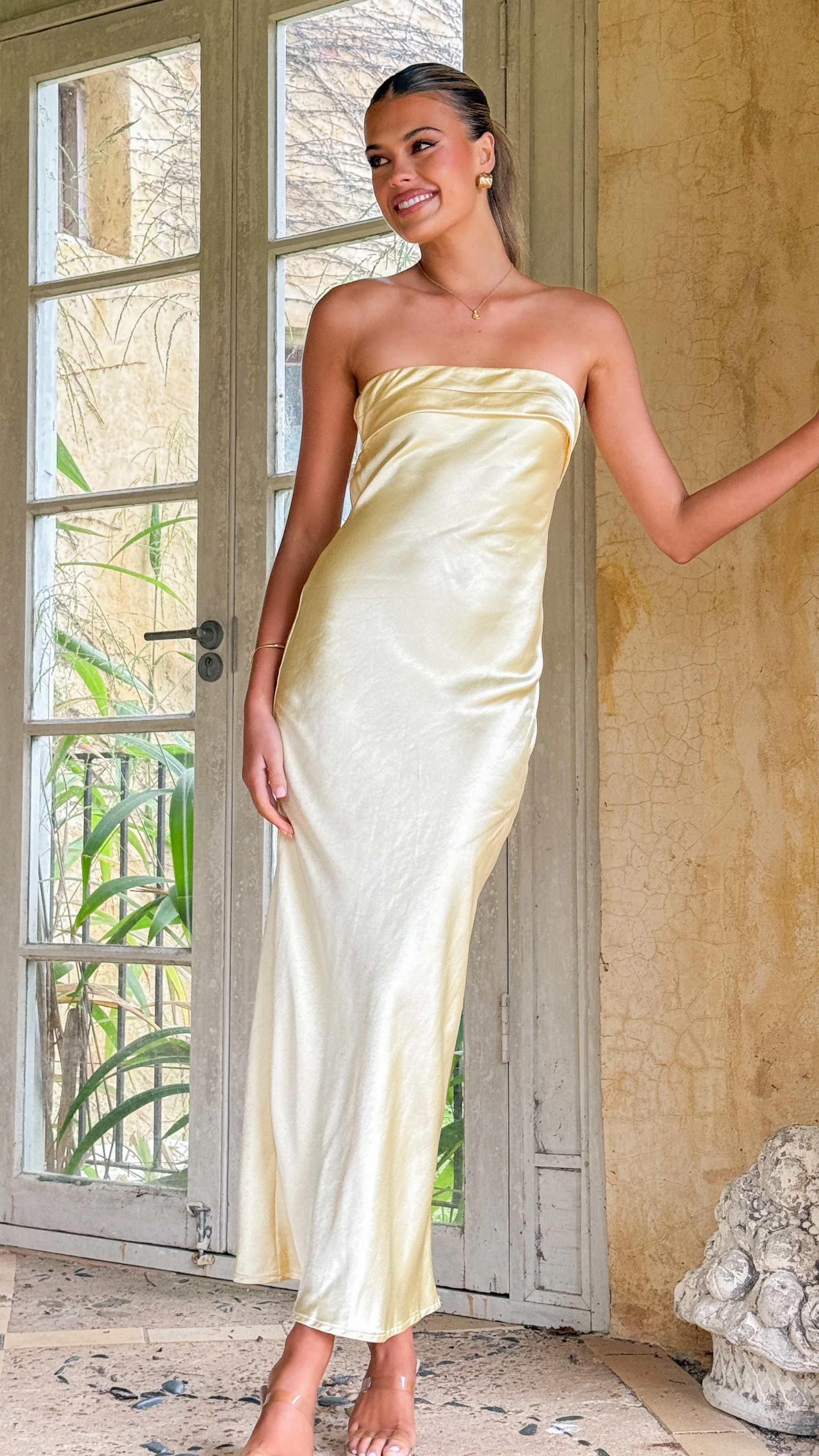 Gisele Maxi Dress - Yellow - Image 7