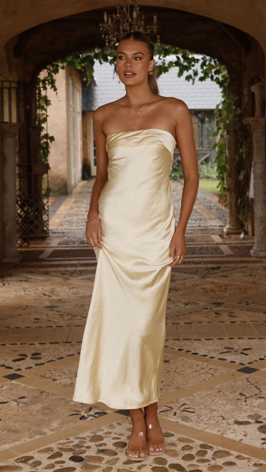 Gisele Maxi Dress - Yellow - Image 9