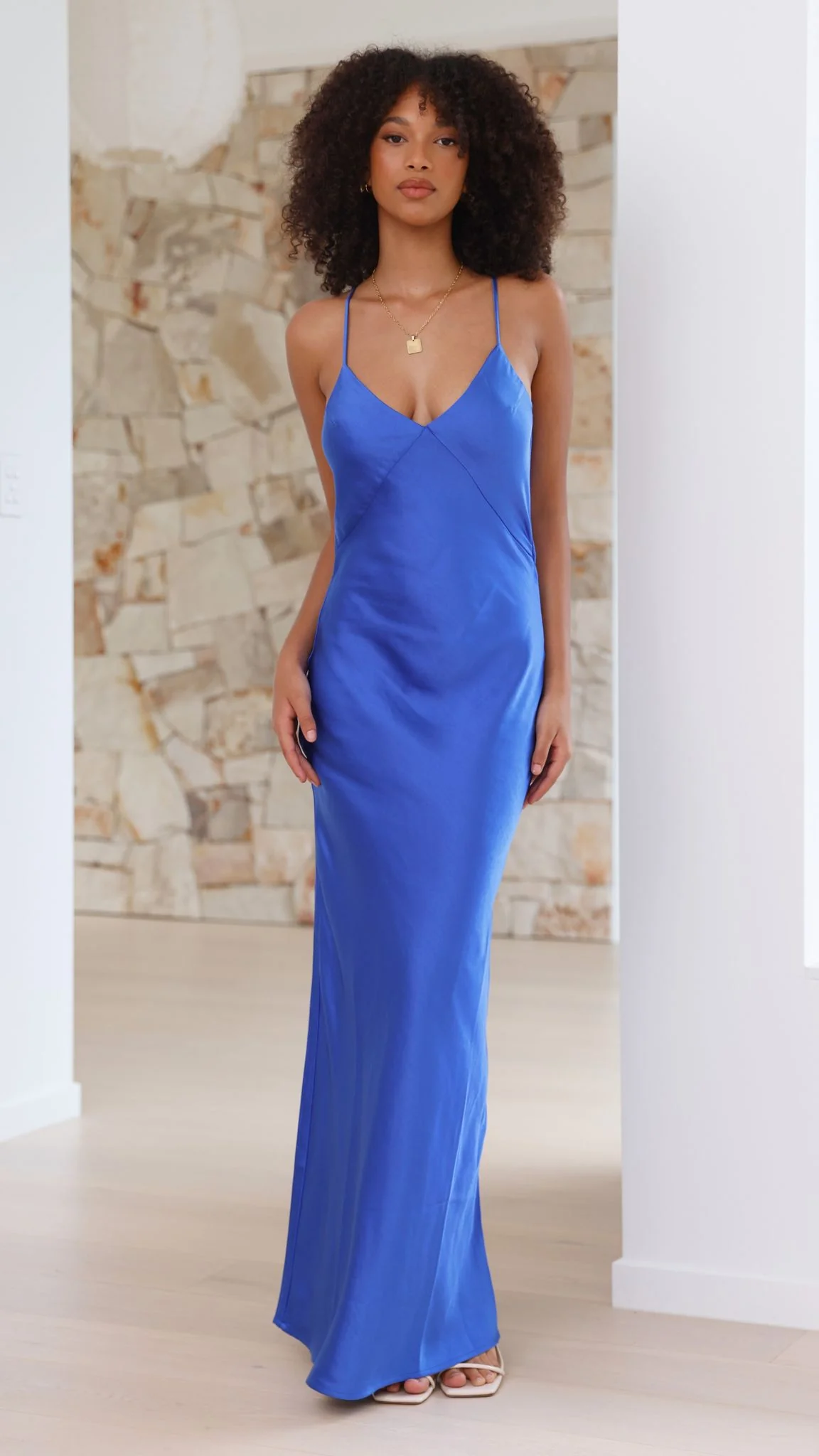 Gisella Maxi Dress - Cobalt Blue - Image 3