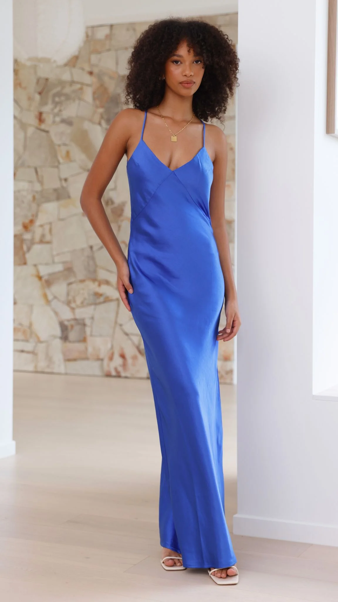 Gisella Maxi Dress - Cobalt Blue - Image 7