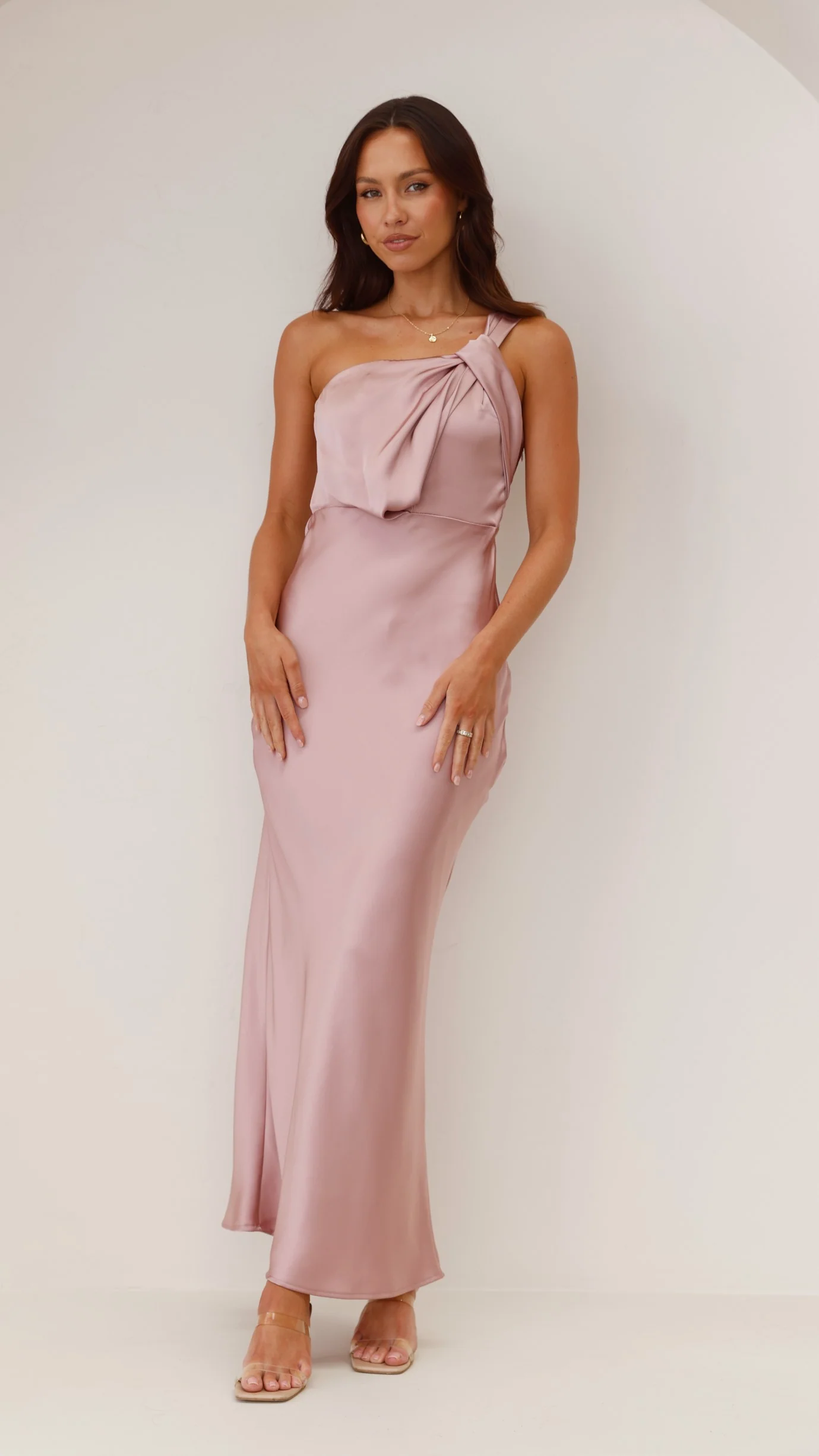 Greta Maxi Dress - Dusty Pink - Image 10
