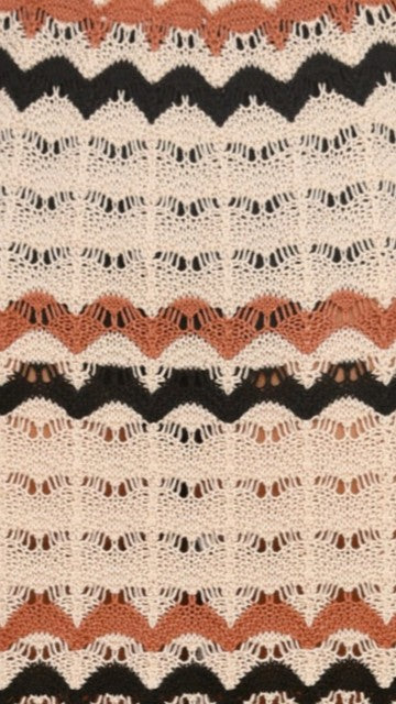 Greta Mini Skirt - Natural Stripe - Image 8