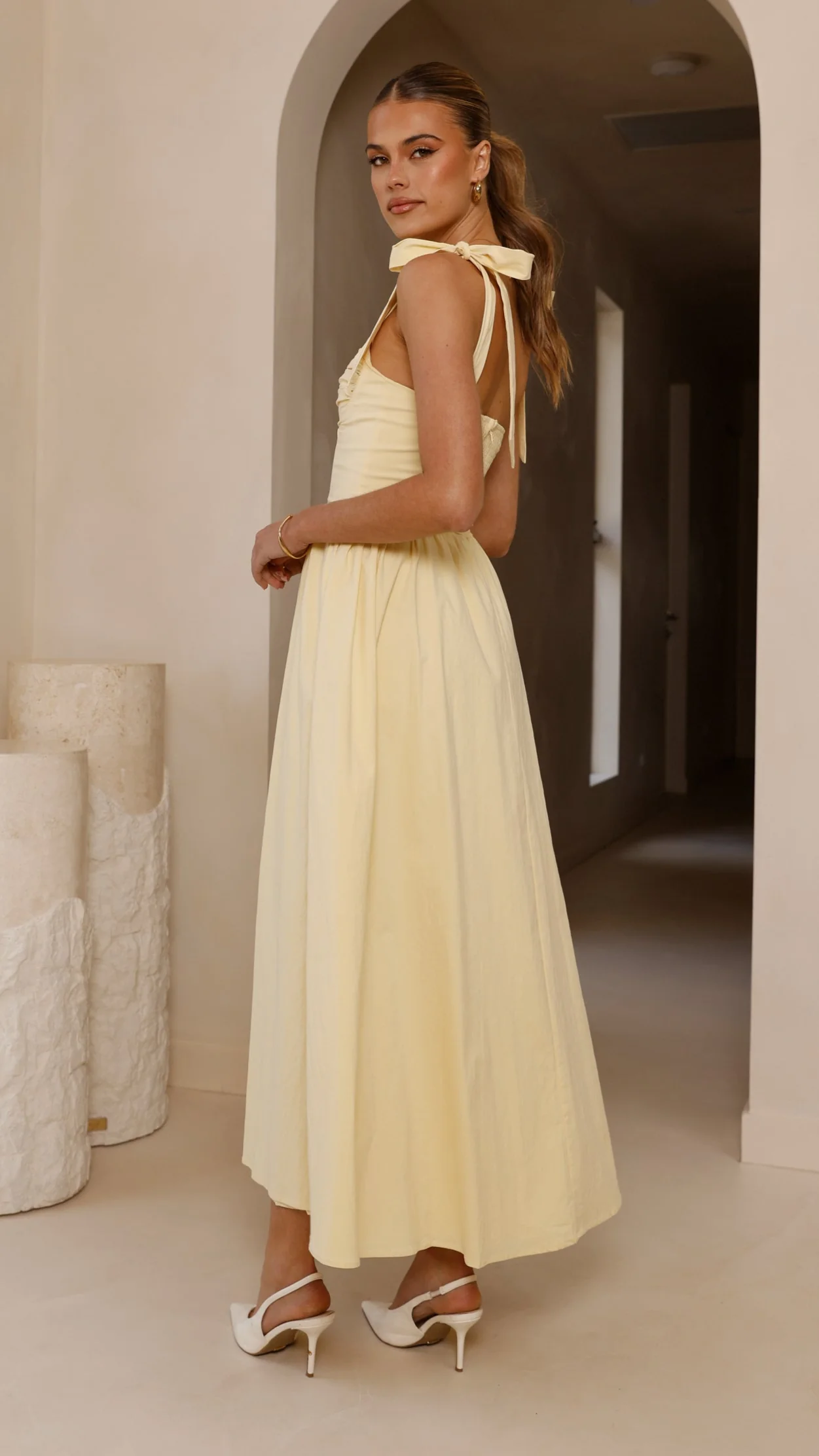 Haisley Maxi Dress - Yellow - Image 2