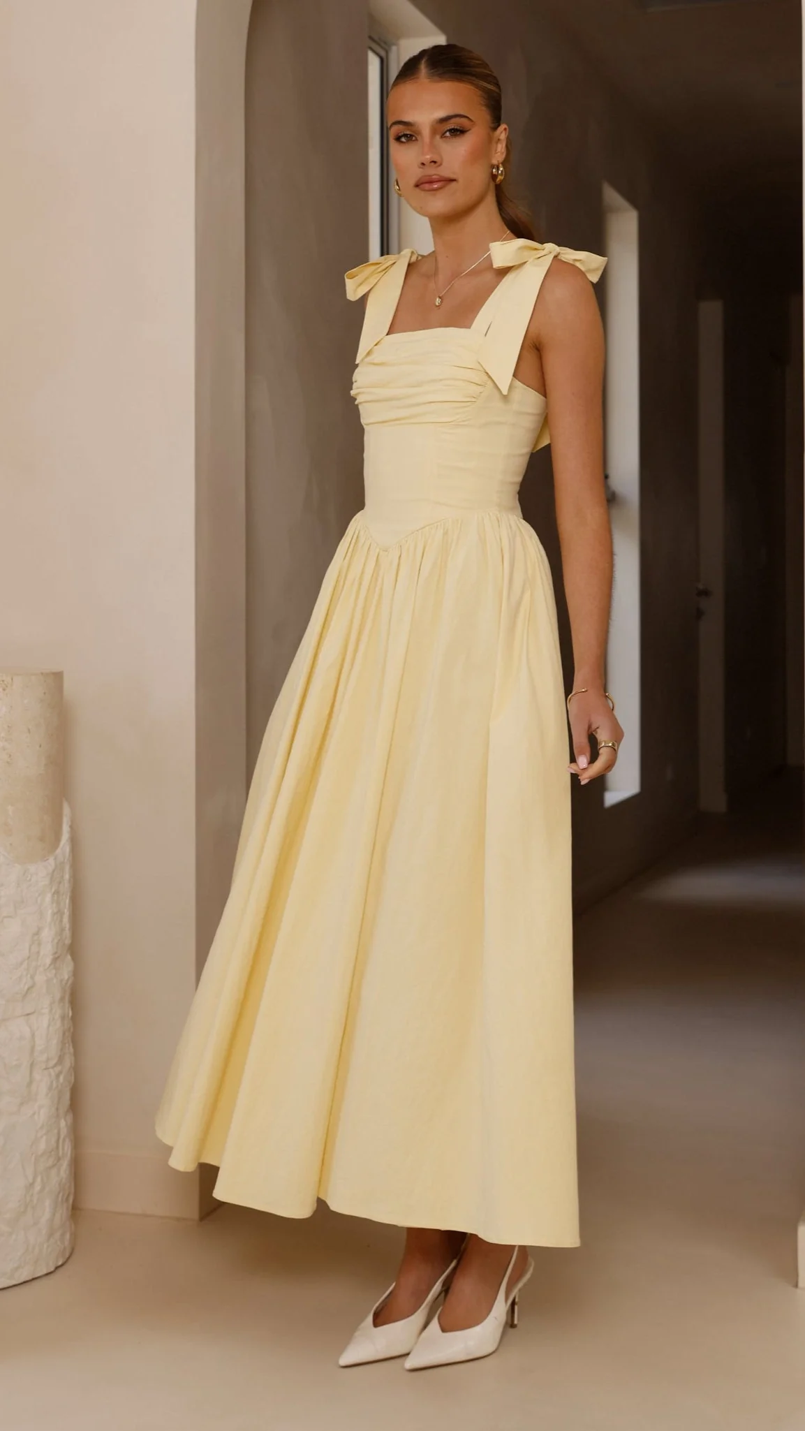 Haisley Maxi Dress - Yellow - Image 7