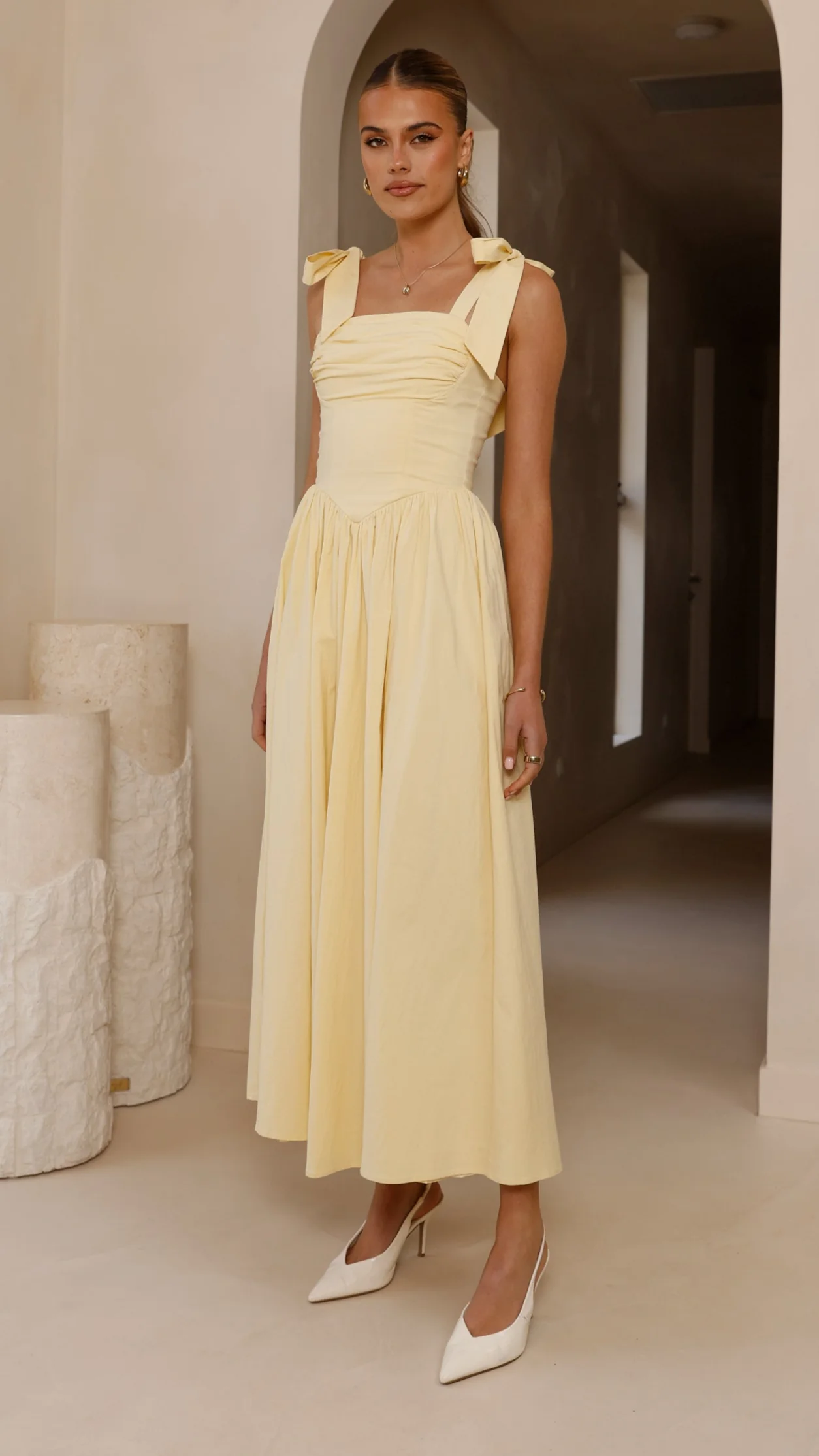 Haisley Maxi Dress - Yellow - Image 9